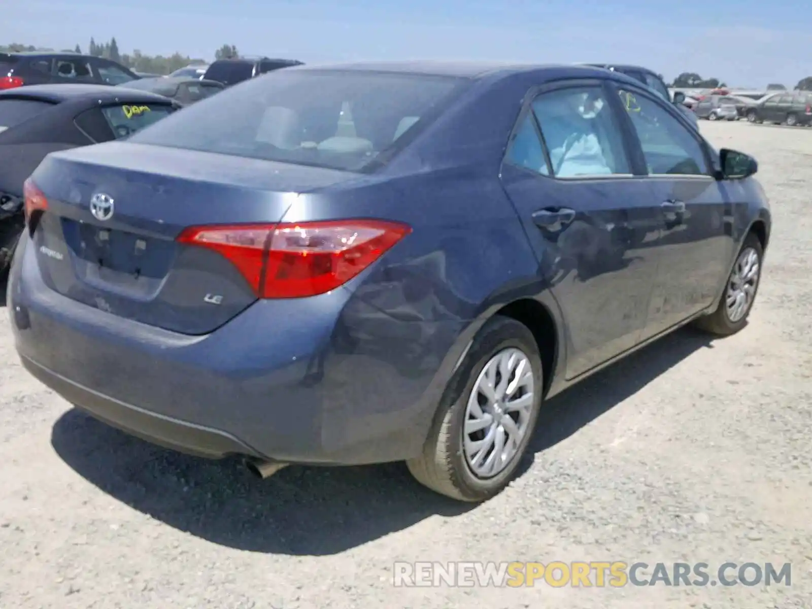 4 Photograph of a damaged car 5YFBURHE9KP876527 TOYOTA COROLLA 2019