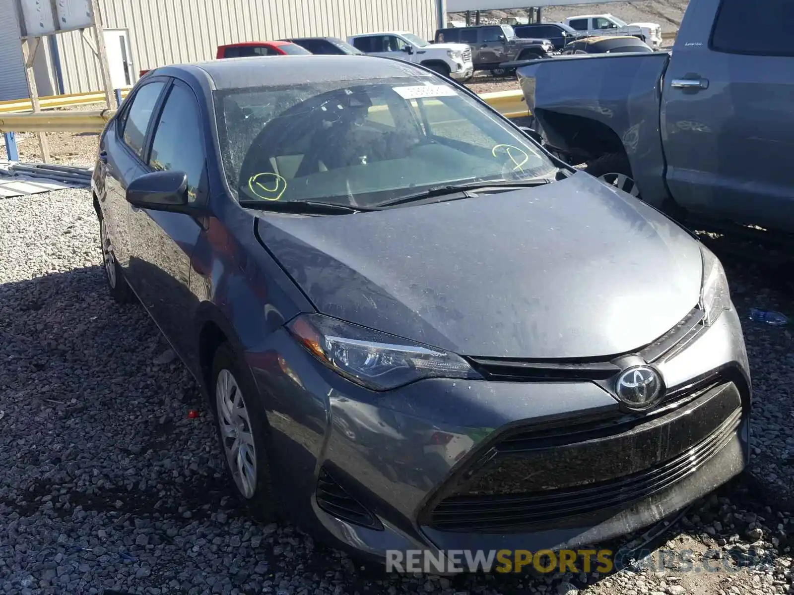 1 Photograph of a damaged car 5YFBURHE9KP876706 TOYOTA COROLLA 2019