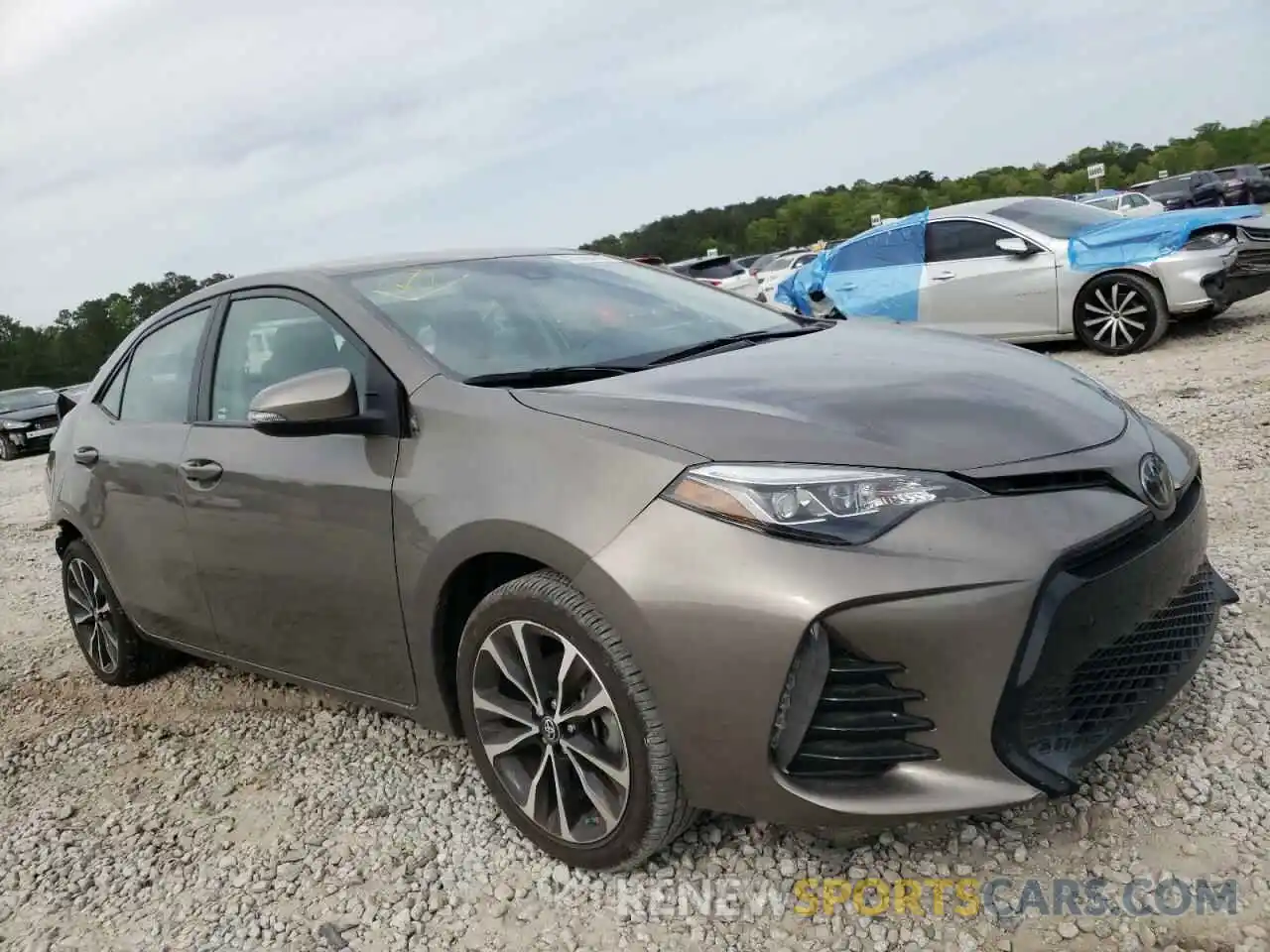 1 Photograph of a damaged car 5YFBURHE9KP877158 TOYOTA COROLLA 2019