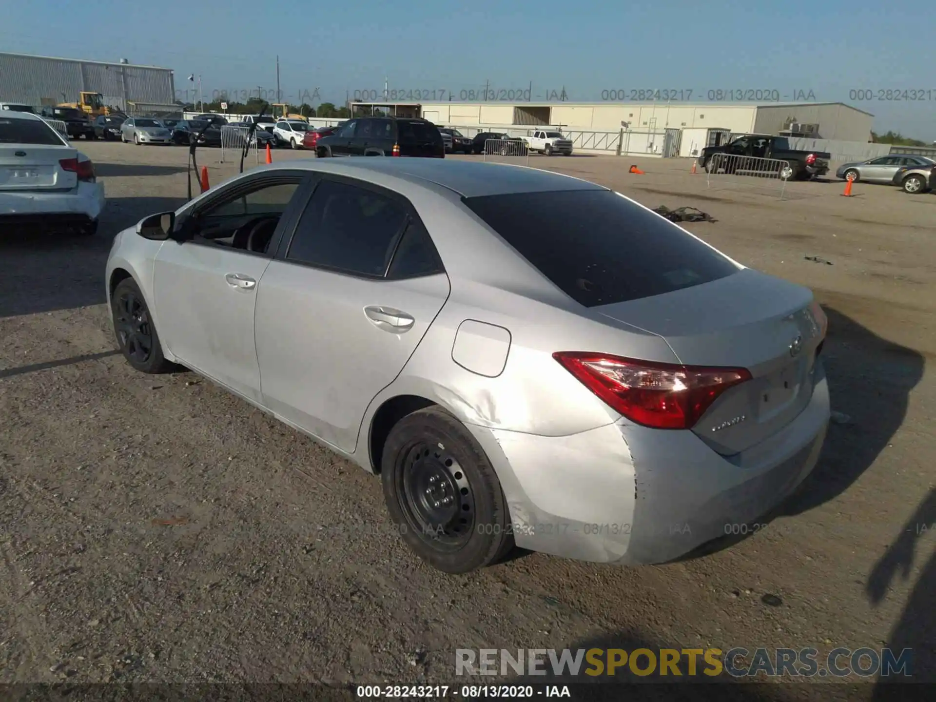 3 Photograph of a damaged car 5YFBURHE9KP877435 TOYOTA COROLLA 2019