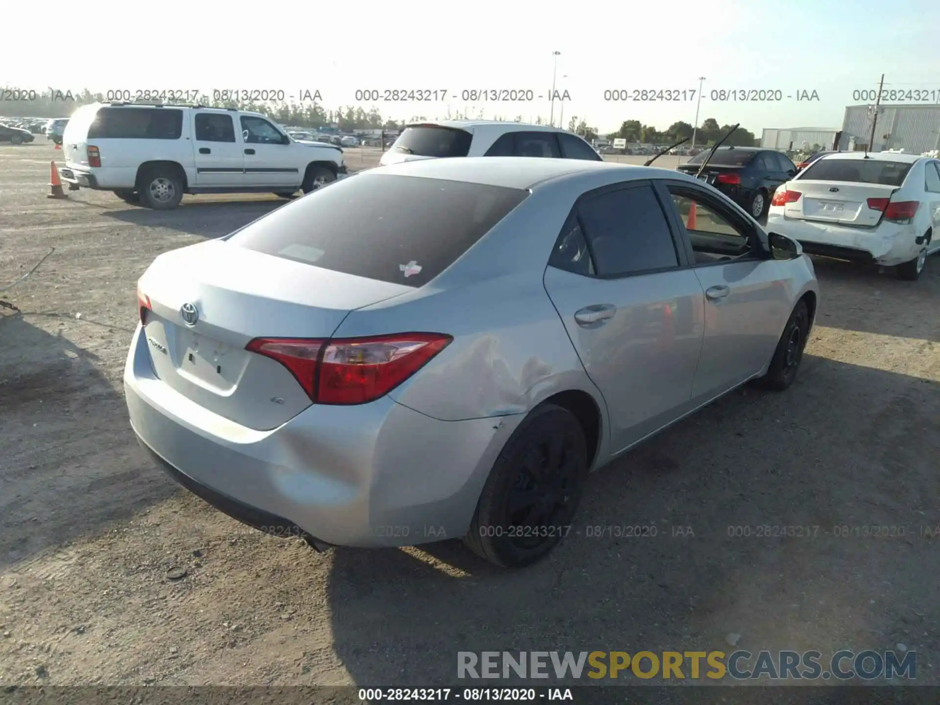 4 Photograph of a damaged car 5YFBURHE9KP877435 TOYOTA COROLLA 2019