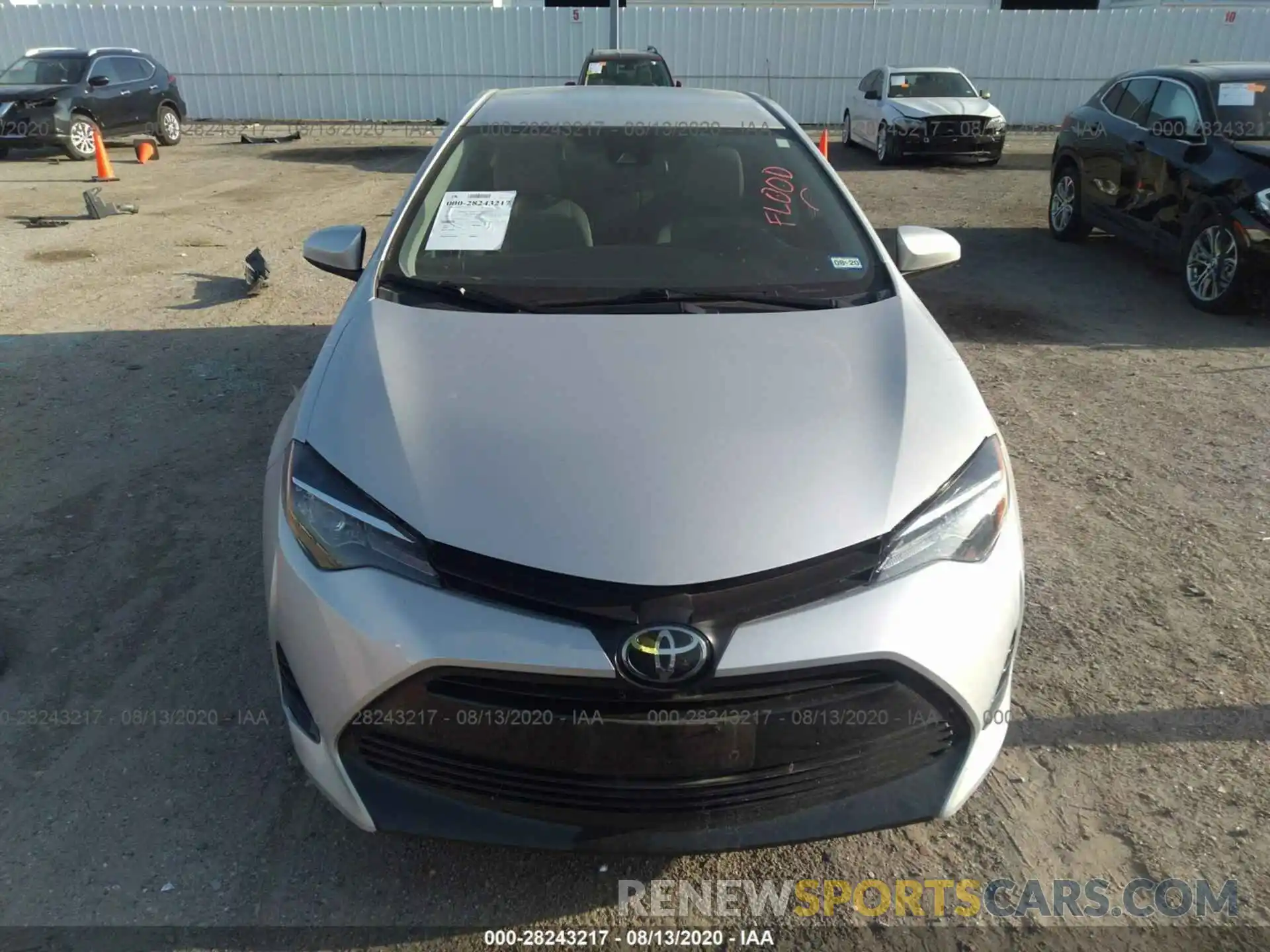 6 Photograph of a damaged car 5YFBURHE9KP877435 TOYOTA COROLLA 2019