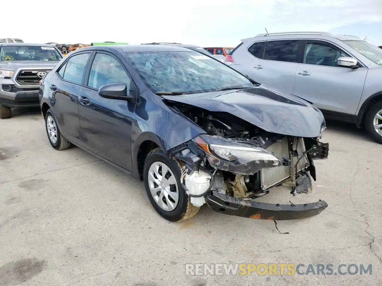 1 Photograph of a damaged car 5YFBURHE9KP877578 TOYOTA COROLLA 2019