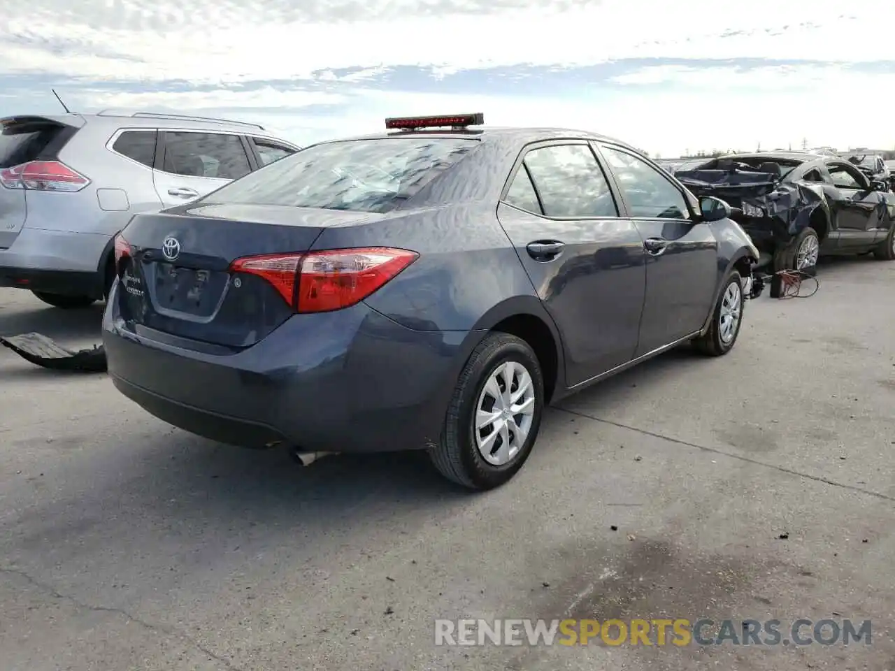 4 Photograph of a damaged car 5YFBURHE9KP877578 TOYOTA COROLLA 2019