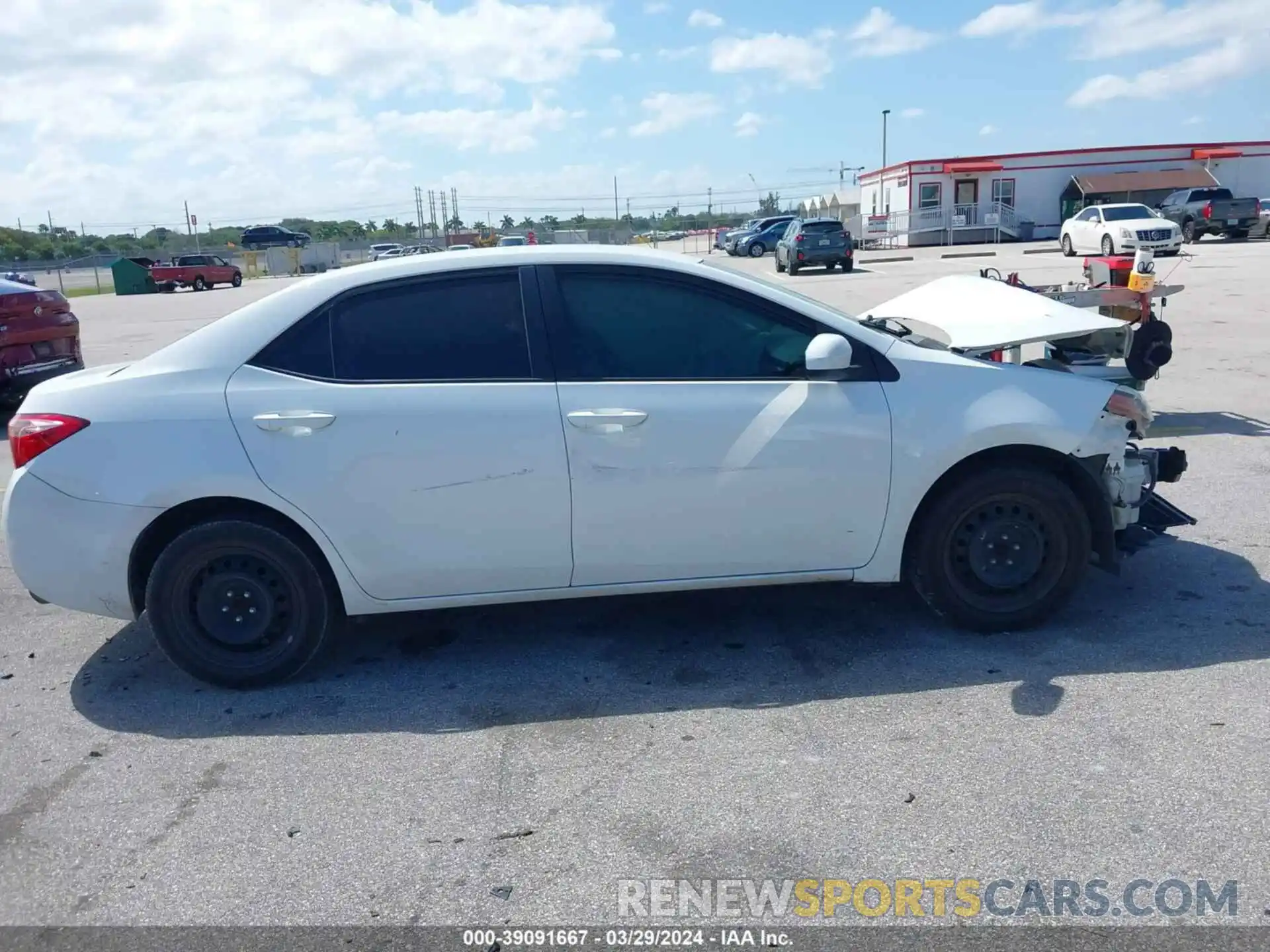 13 Photograph of a damaged car 5YFBURHE9KP878228 TOYOTA COROLLA 2019