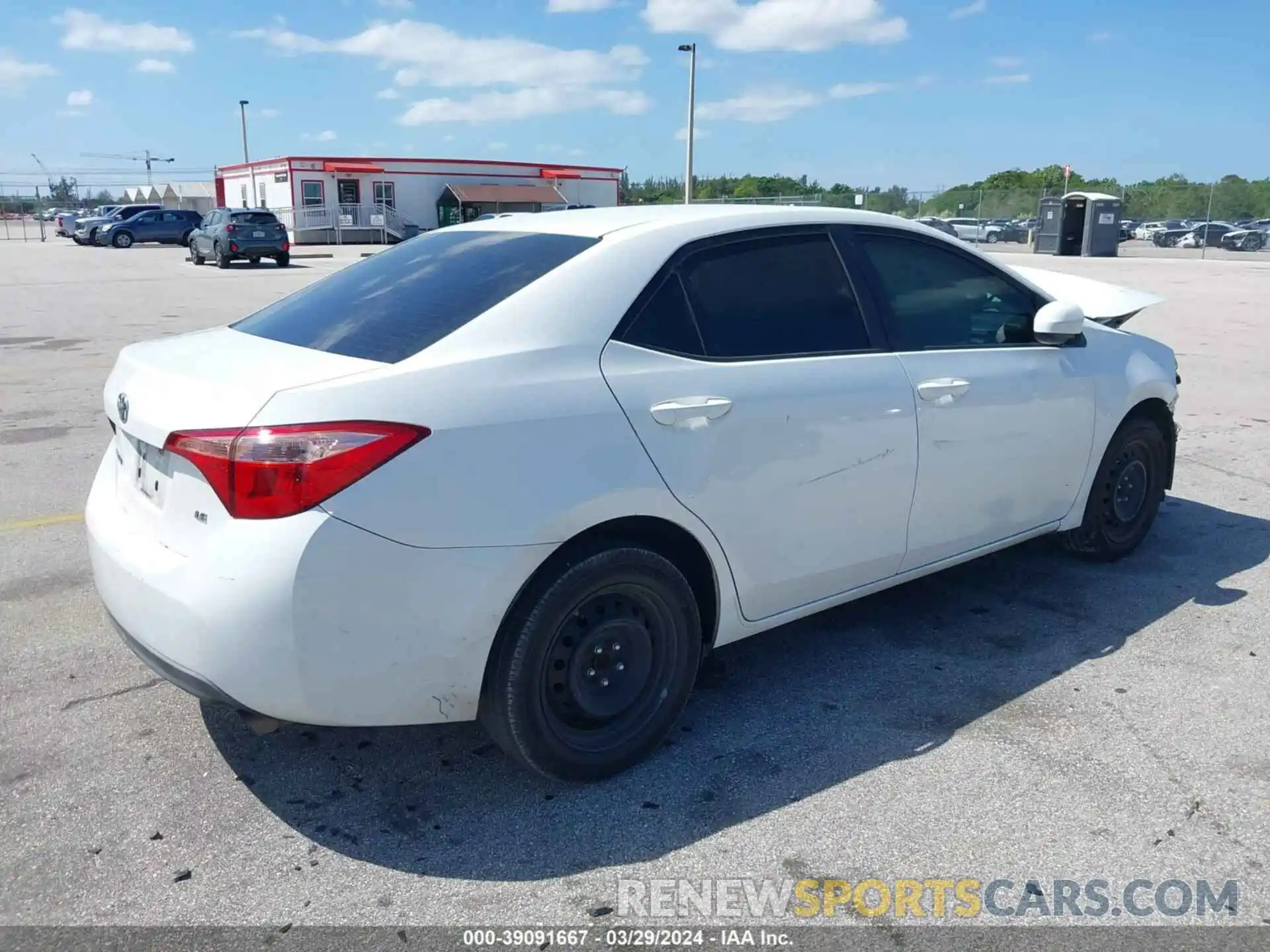 4 Photograph of a damaged car 5YFBURHE9KP878228 TOYOTA COROLLA 2019