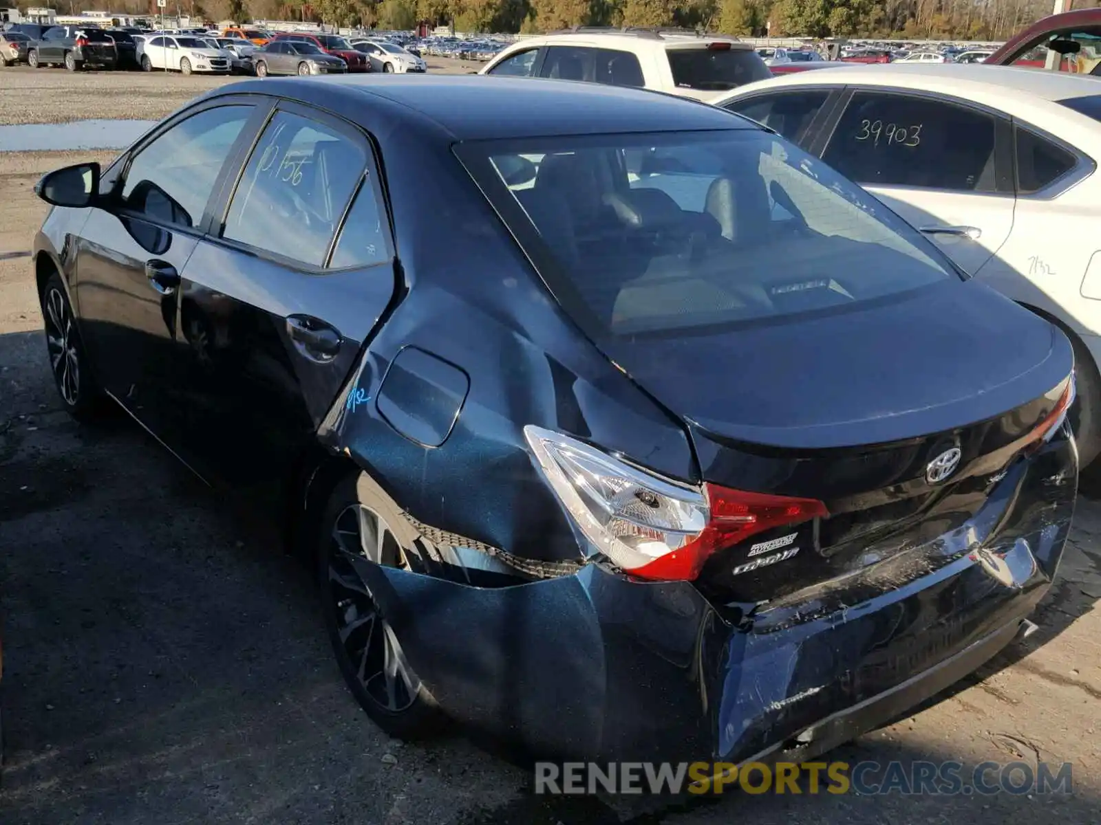 3 Photograph of a damaged car 5YFBURHE9KP878407 TOYOTA COROLLA 2019