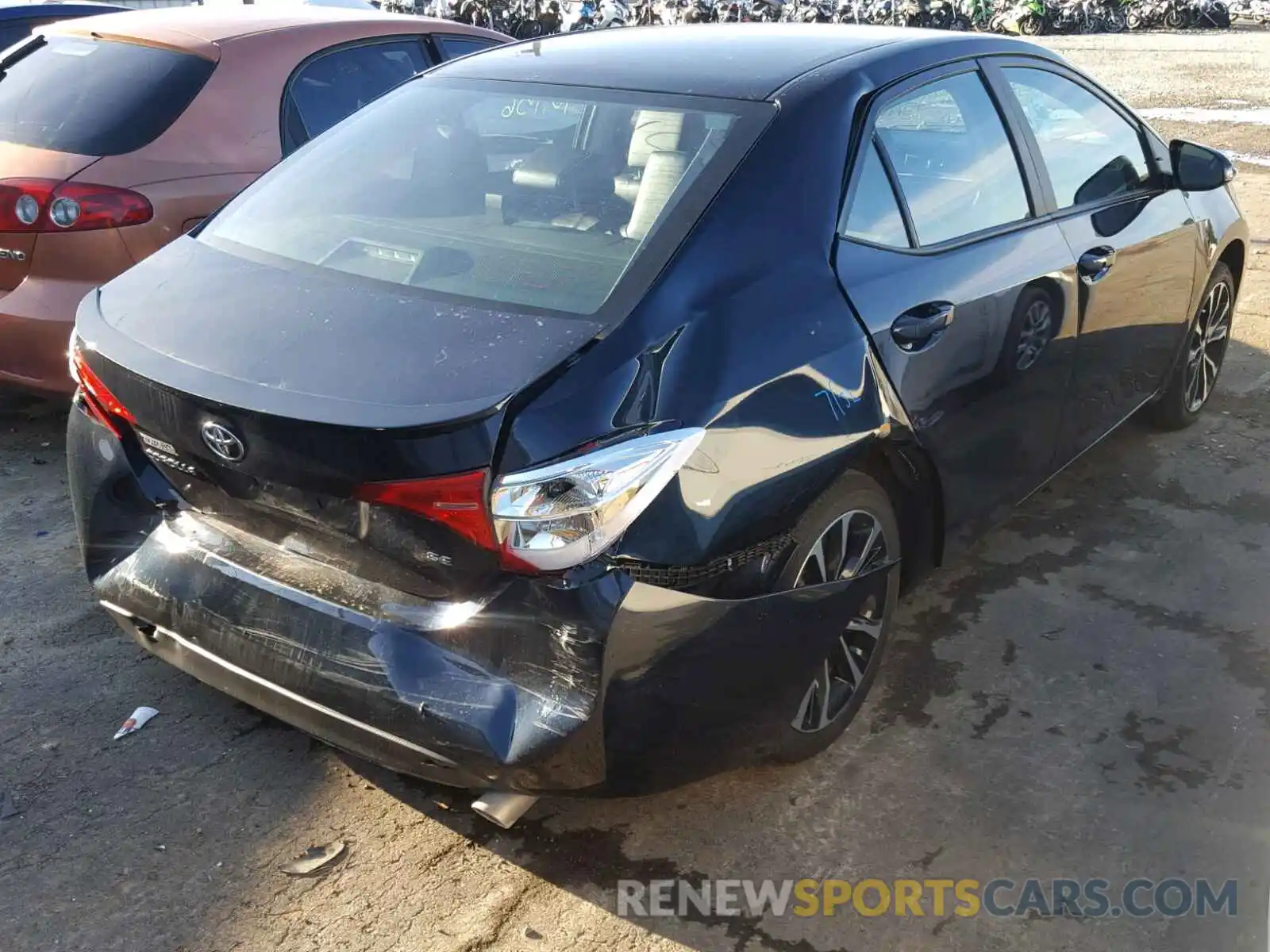 4 Photograph of a damaged car 5YFBURHE9KP878407 TOYOTA COROLLA 2019