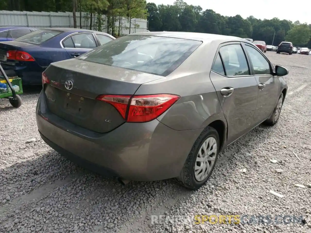 4 Photograph of a damaged car 5YFBURHE9KP878634 TOYOTA COROLLA 2019