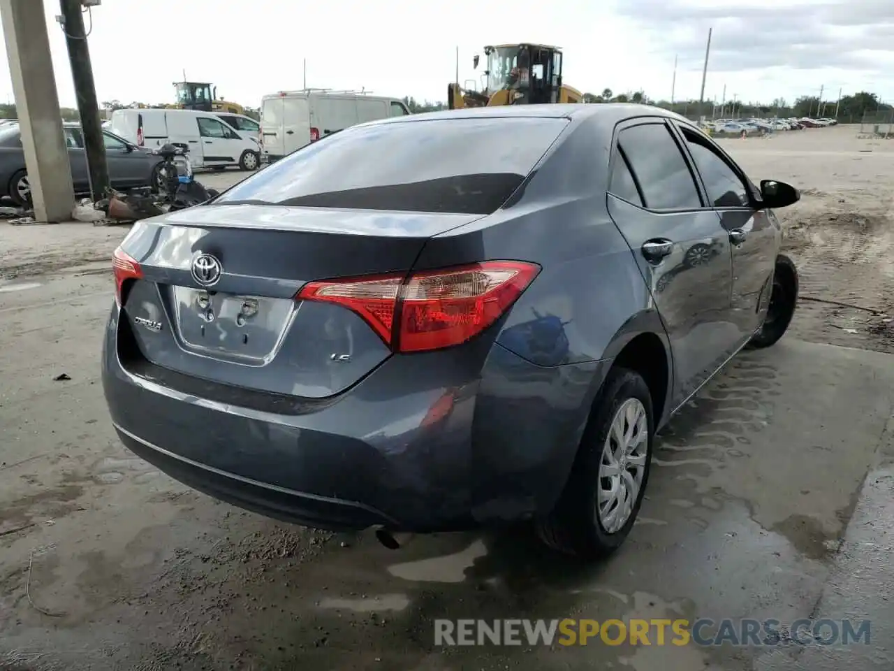 4 Photograph of a damaged car 5YFBURHE9KP878701 TOYOTA COROLLA 2019