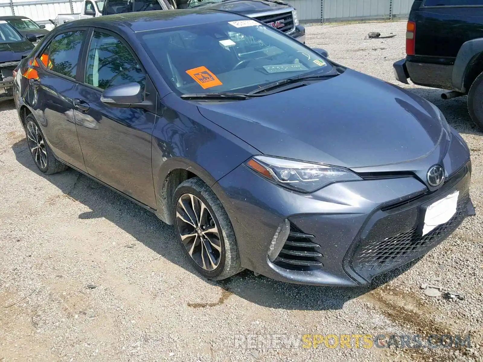 1 Photograph of a damaged car 5YFBURHE9KP879220 TOYOTA COROLLA 2019