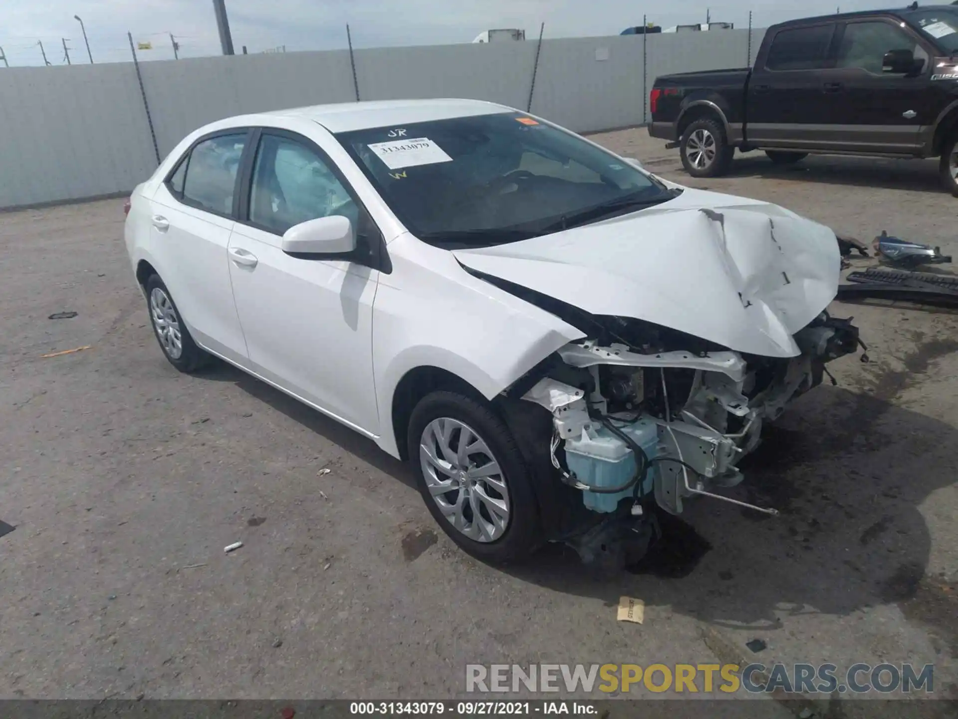 1 Photograph of a damaged car 5YFBURHE9KP879282 TOYOTA COROLLA 2019