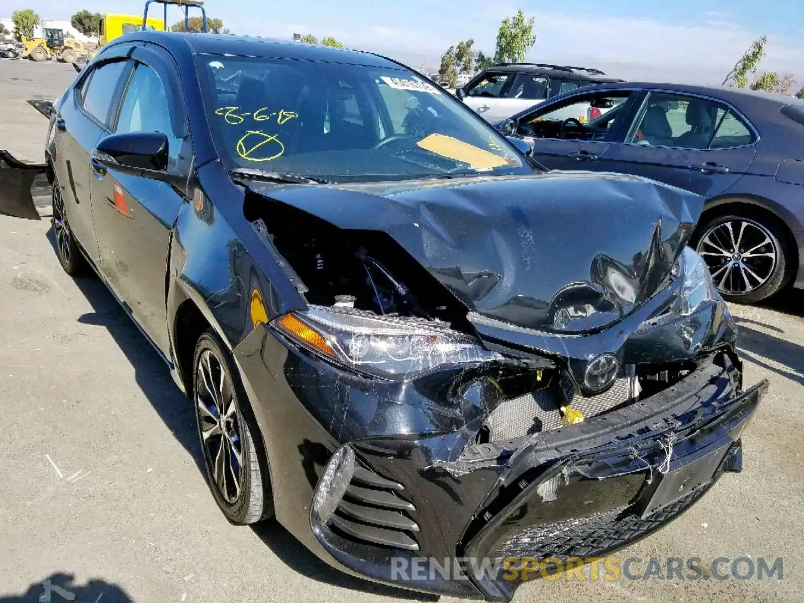 1 Photograph of a damaged car 5YFBURHE9KP879556 TOYOTA COROLLA 2019