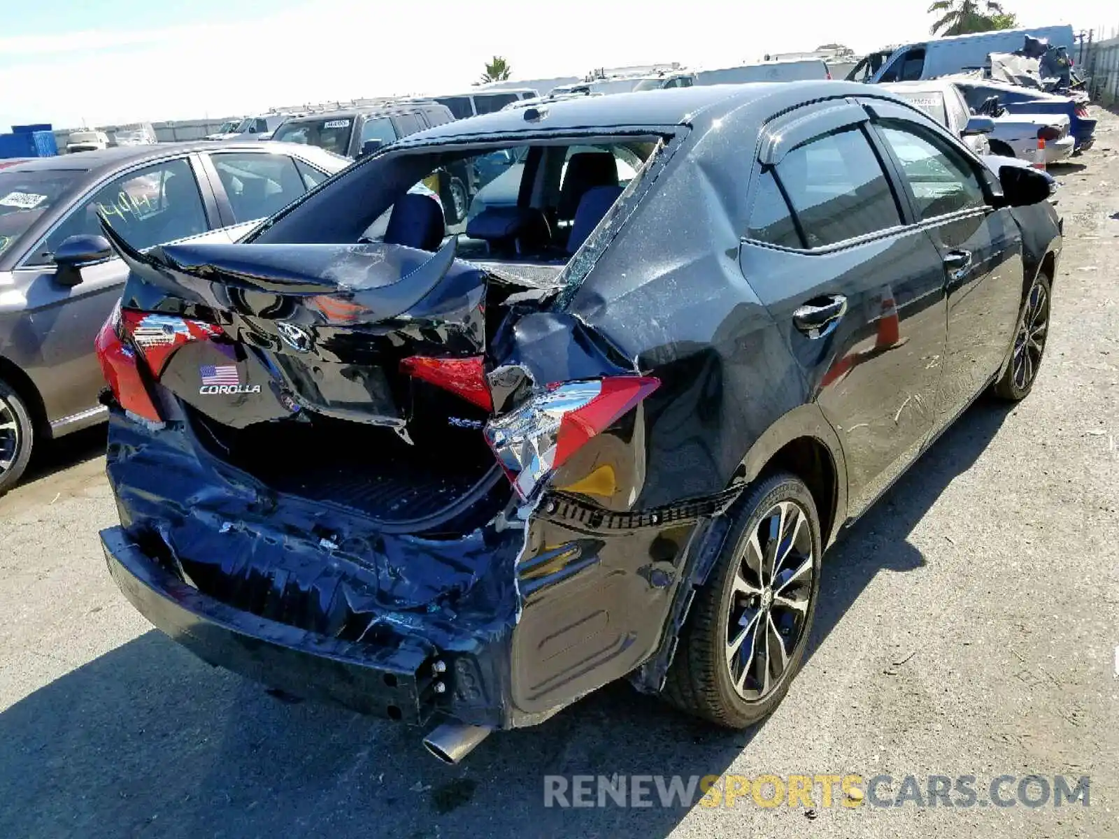 4 Photograph of a damaged car 5YFBURHE9KP879556 TOYOTA COROLLA 2019