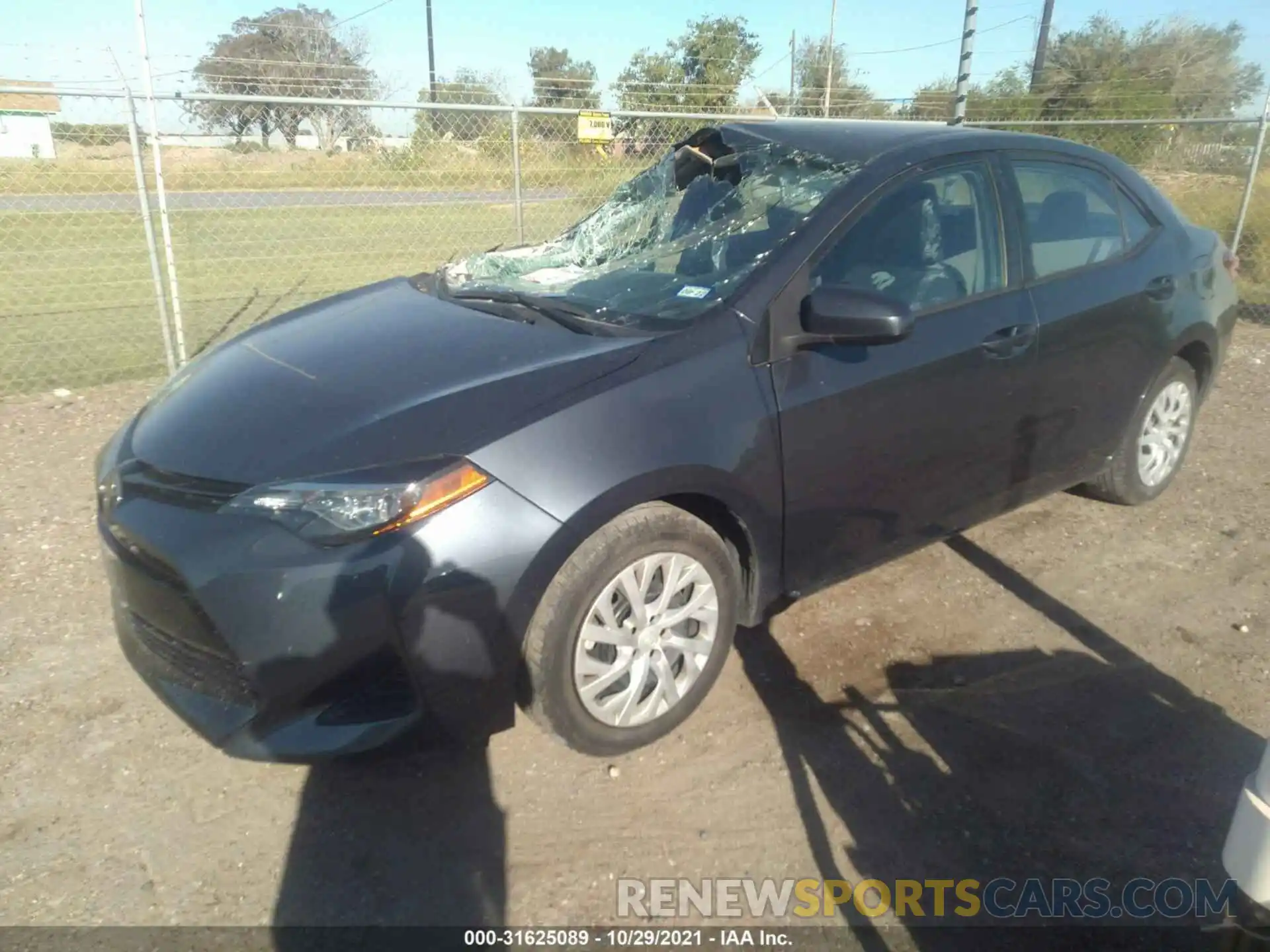 2 Photograph of a damaged car 5YFBURHE9KP880335 TOYOTA COROLLA 2019