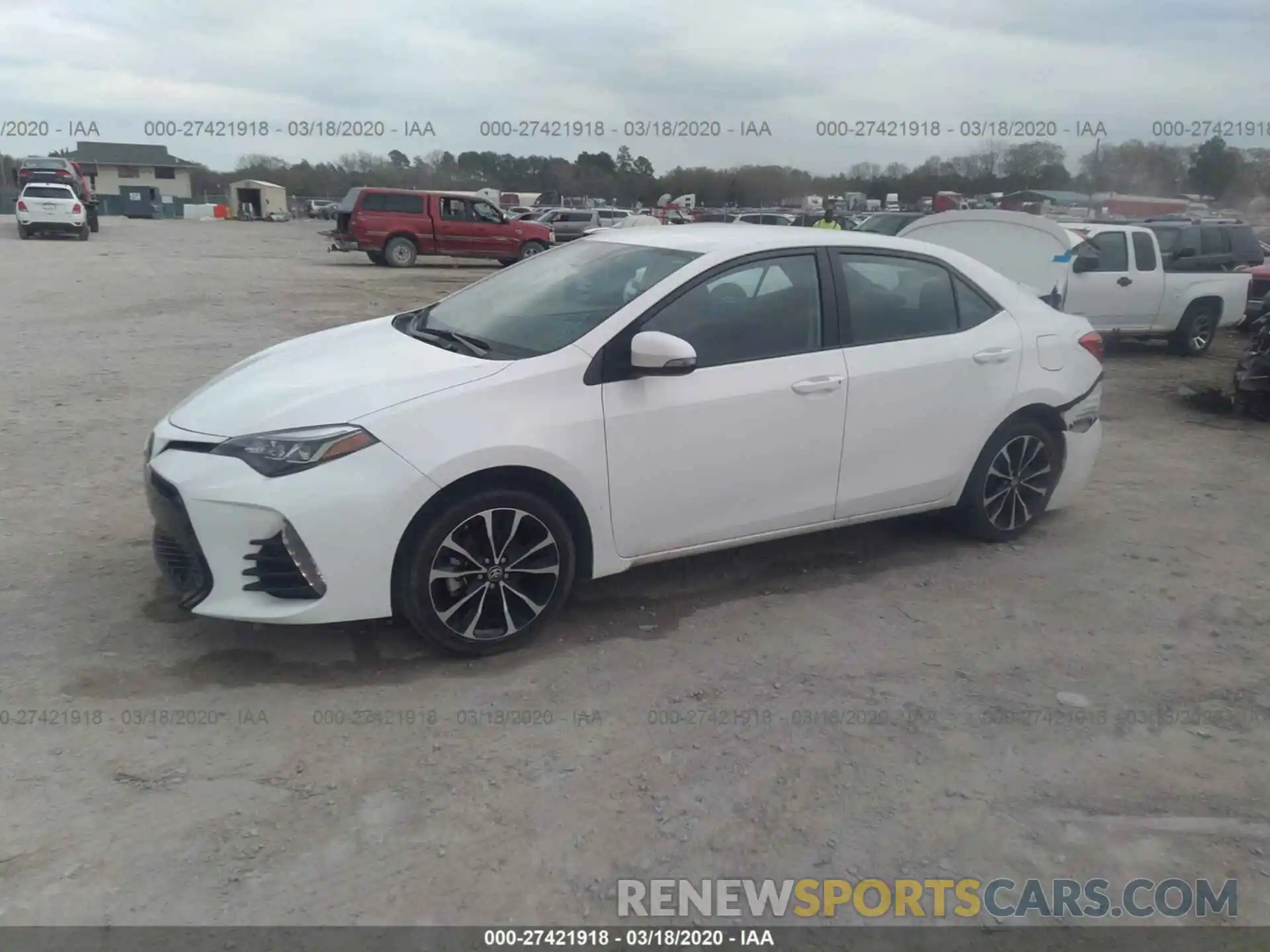 2 Photograph of a damaged car 5YFBURHE9KP881100 TOYOTA COROLLA 2019