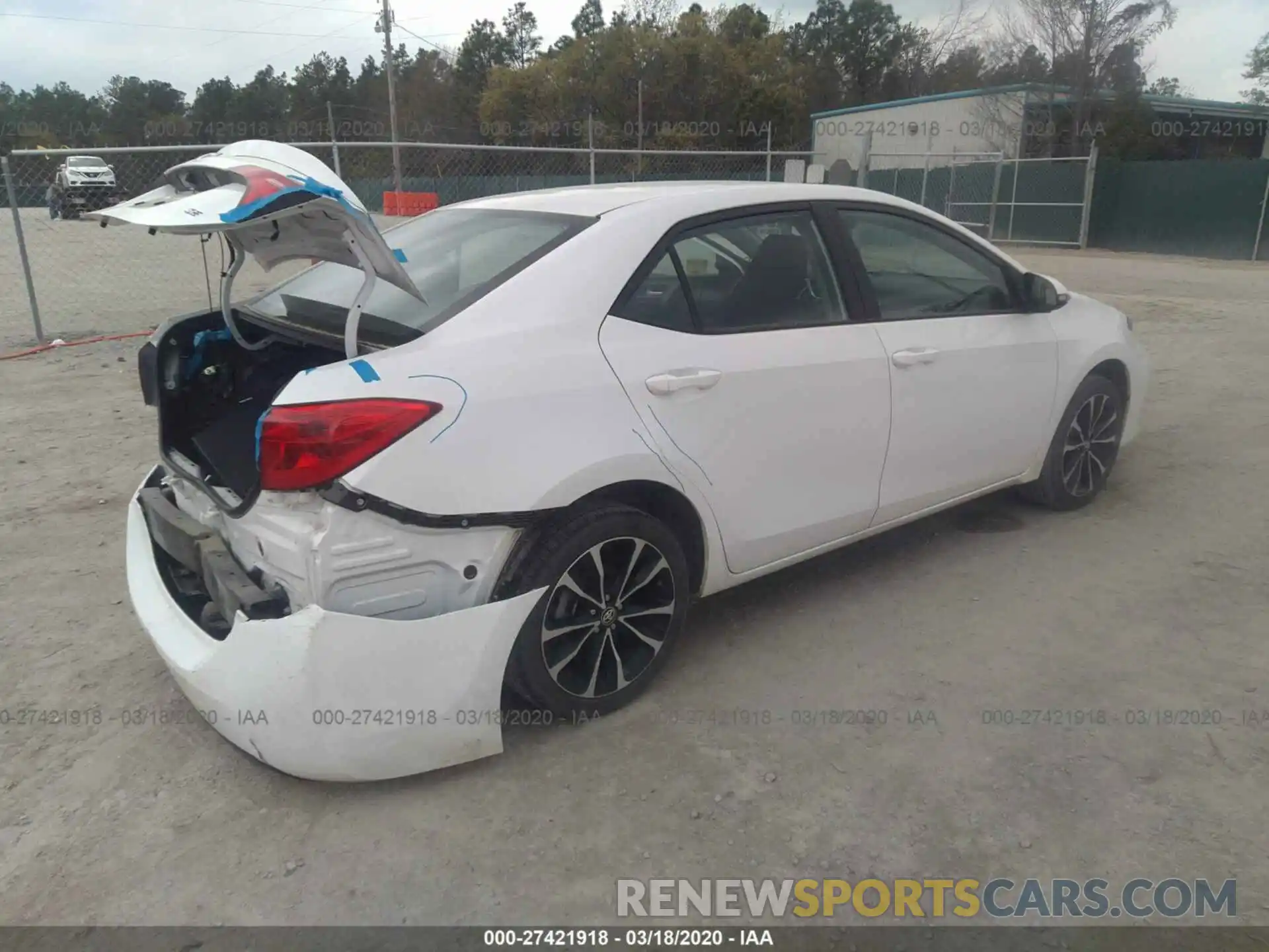 4 Photograph of a damaged car 5YFBURHE9KP881100 TOYOTA COROLLA 2019