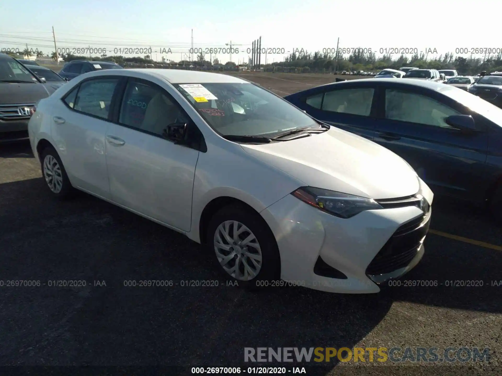 1 Photograph of a damaged car 5YFBURHE9KP881467 TOYOTA COROLLA 2019