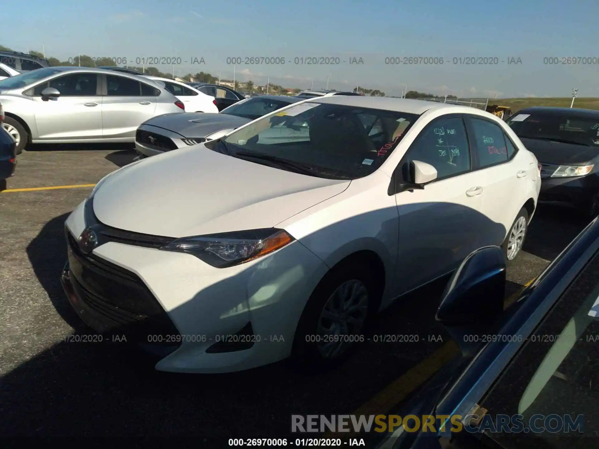 2 Photograph of a damaged car 5YFBURHE9KP881467 TOYOTA COROLLA 2019