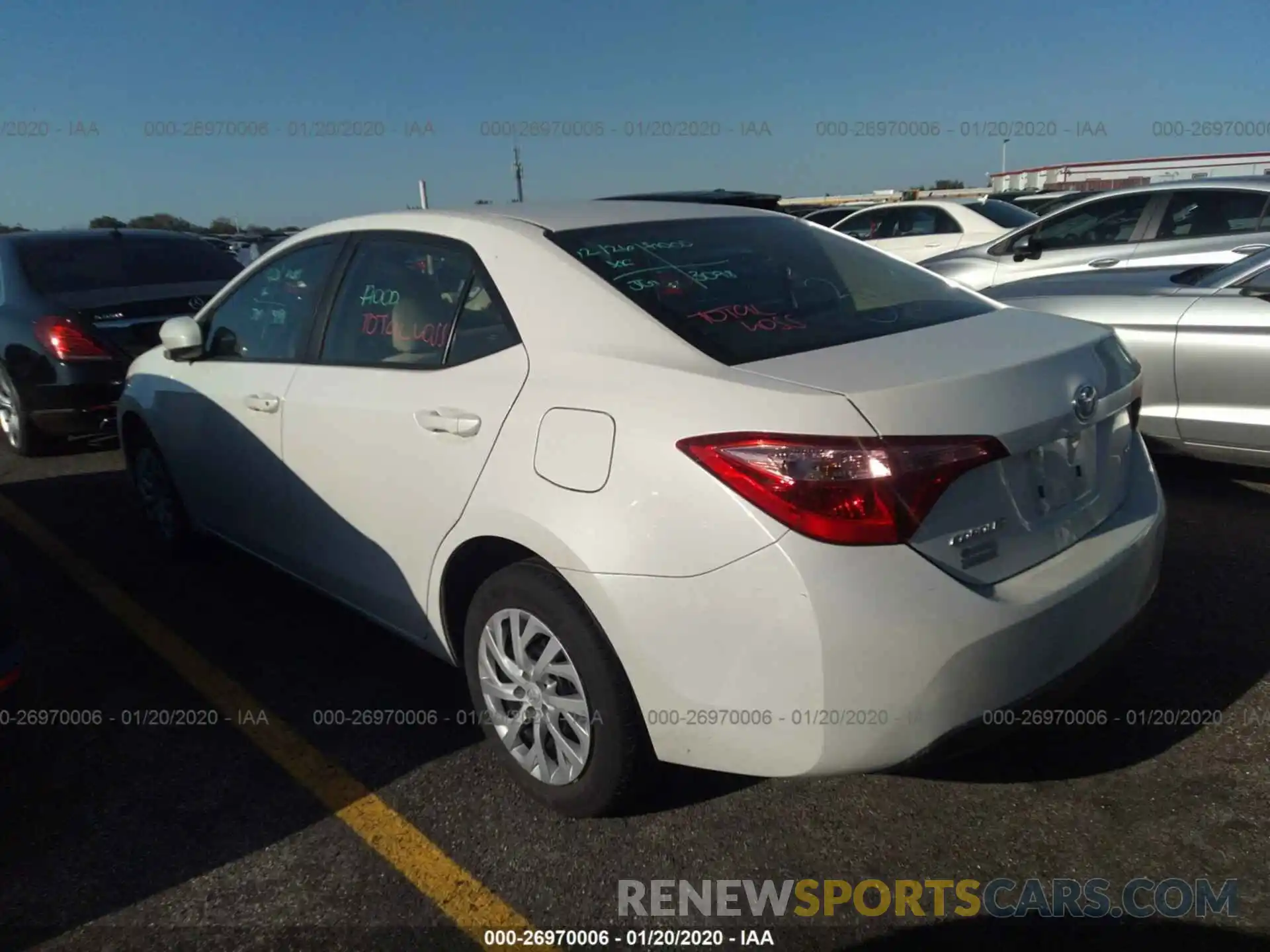 3 Photograph of a damaged car 5YFBURHE9KP881467 TOYOTA COROLLA 2019