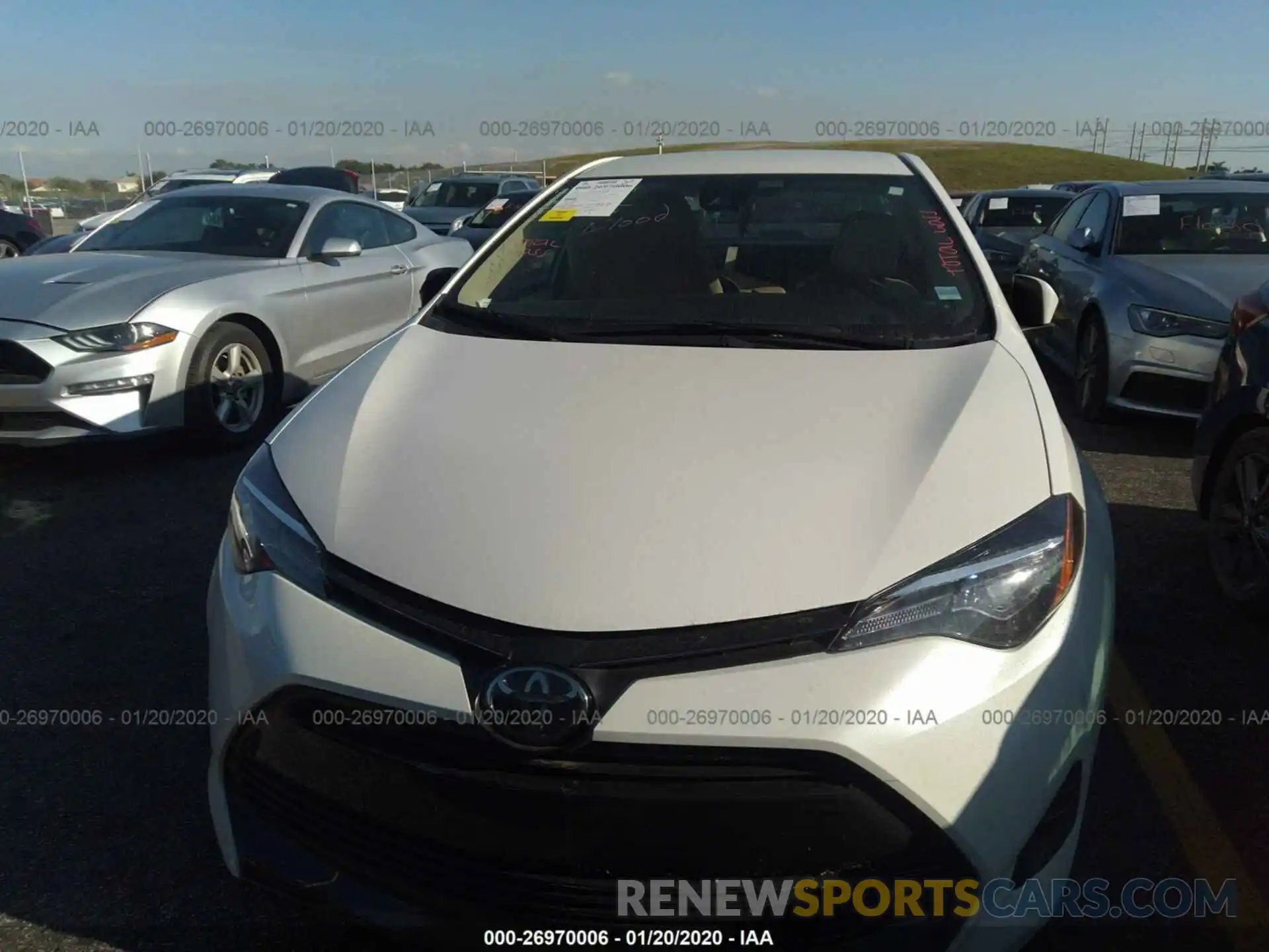 6 Photograph of a damaged car 5YFBURHE9KP881467 TOYOTA COROLLA 2019