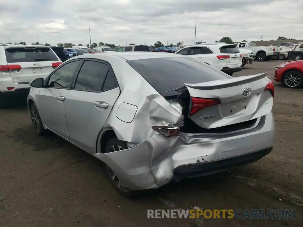 9 Photograph of a damaged car 5YFBURHE9KP882148 TOYOTA COROLLA 2019