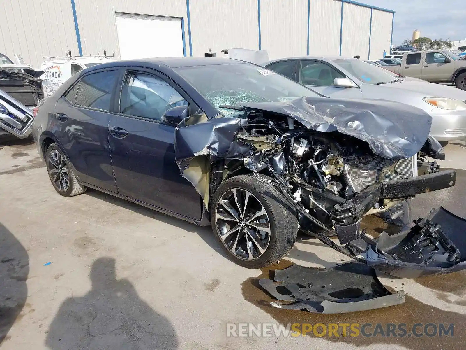 1 Photograph of a damaged car 5YFBURHE9KP882151 TOYOTA COROLLA 2019