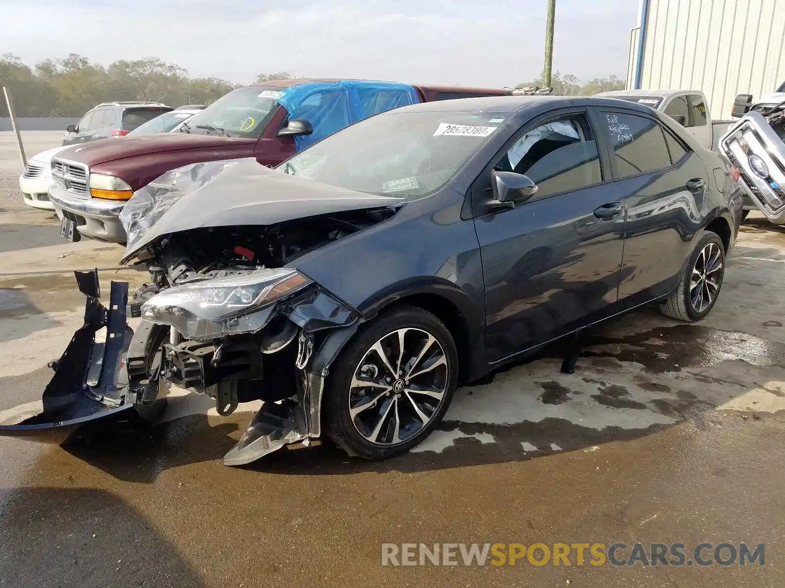 2 Photograph of a damaged car 5YFBURHE9KP882151 TOYOTA COROLLA 2019