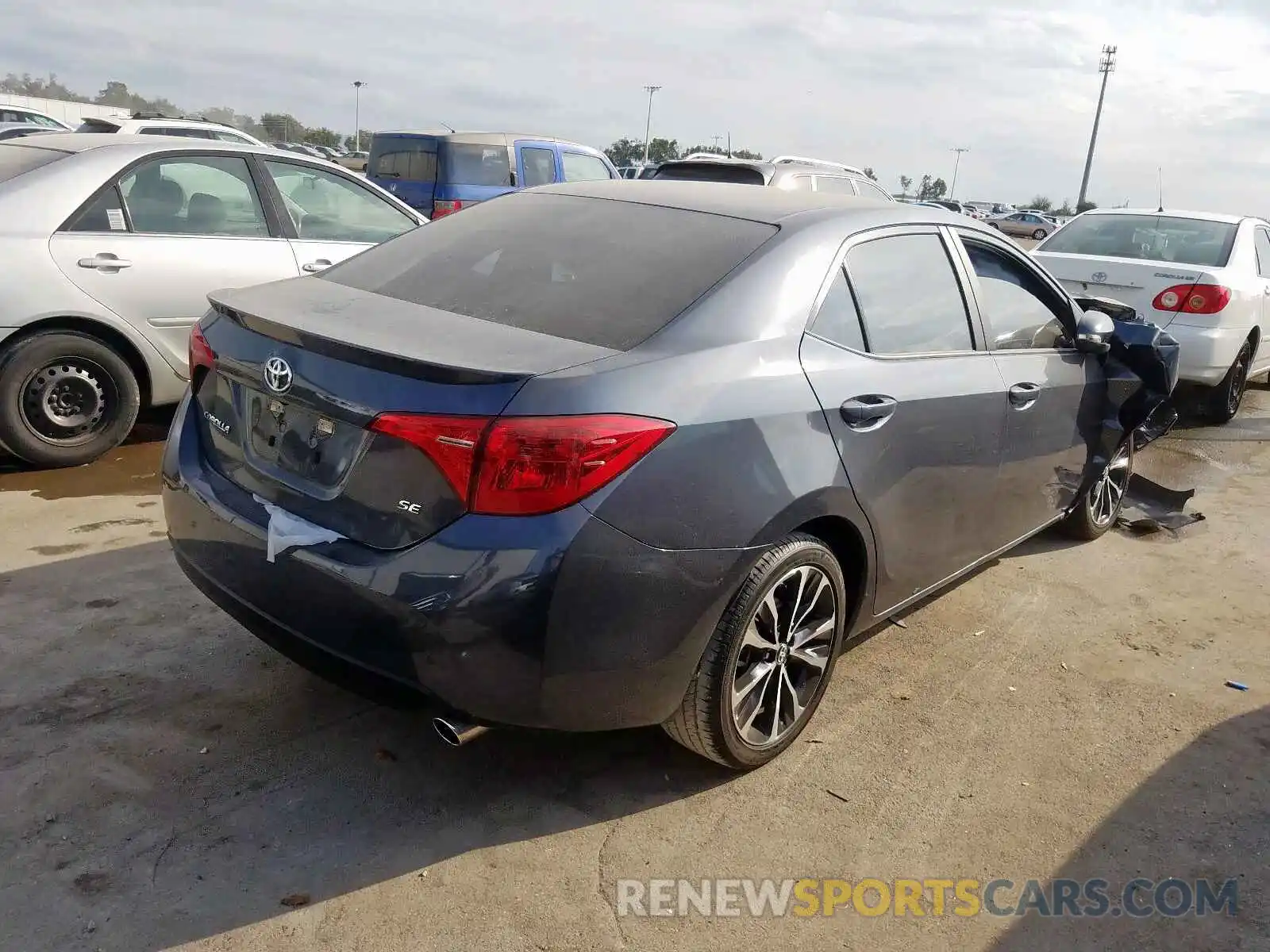 4 Photograph of a damaged car 5YFBURHE9KP882151 TOYOTA COROLLA 2019