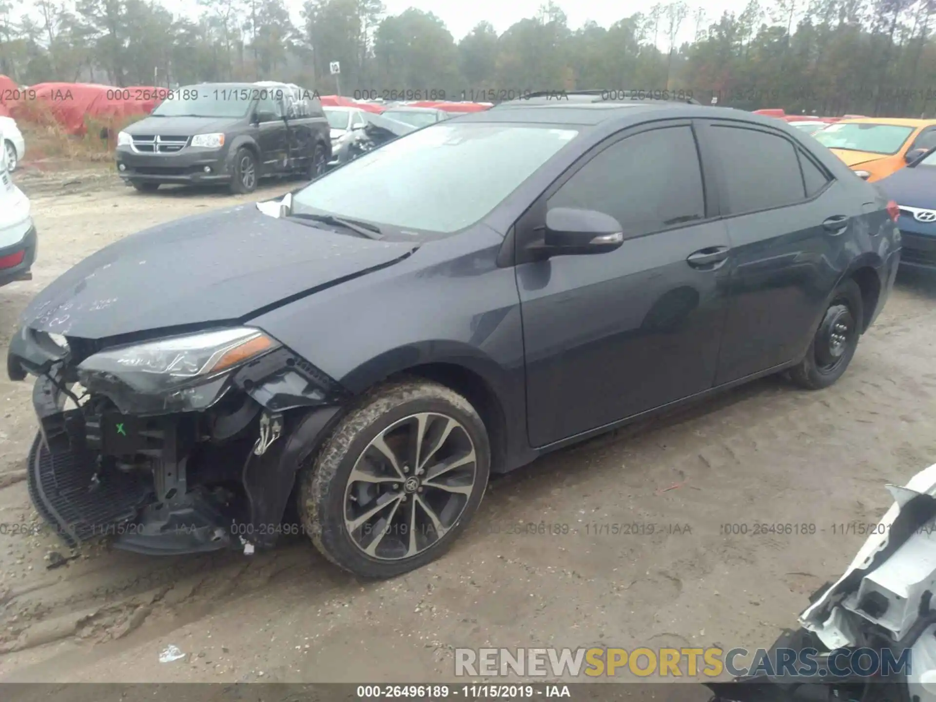 2 Photograph of a damaged car 5YFBURHE9KP882294 TOYOTA COROLLA 2019