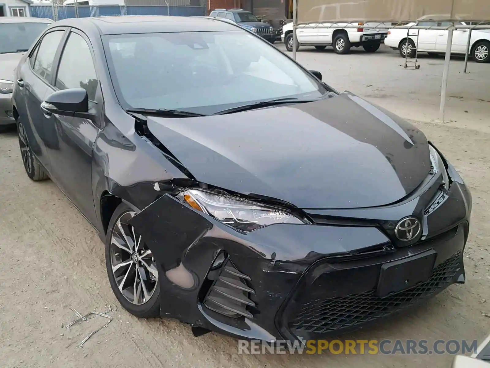 1 Photograph of a damaged car 5YFBURHE9KP882439 TOYOTA COROLLA 2019