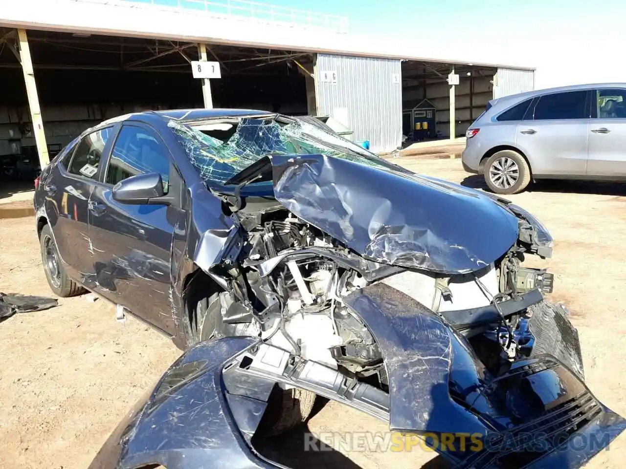 1 Photograph of a damaged car 5YFBURHE9KP882831 TOYOTA COROLLA 2019