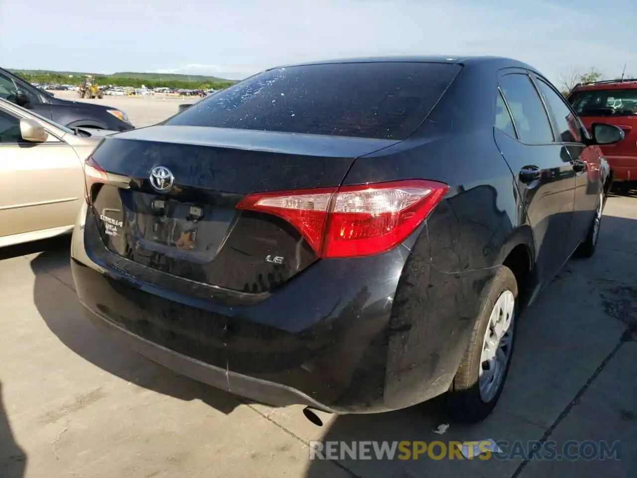 4 Photograph of a damaged car 5YFBURHE9KP883655 TOYOTA COROLLA 2019