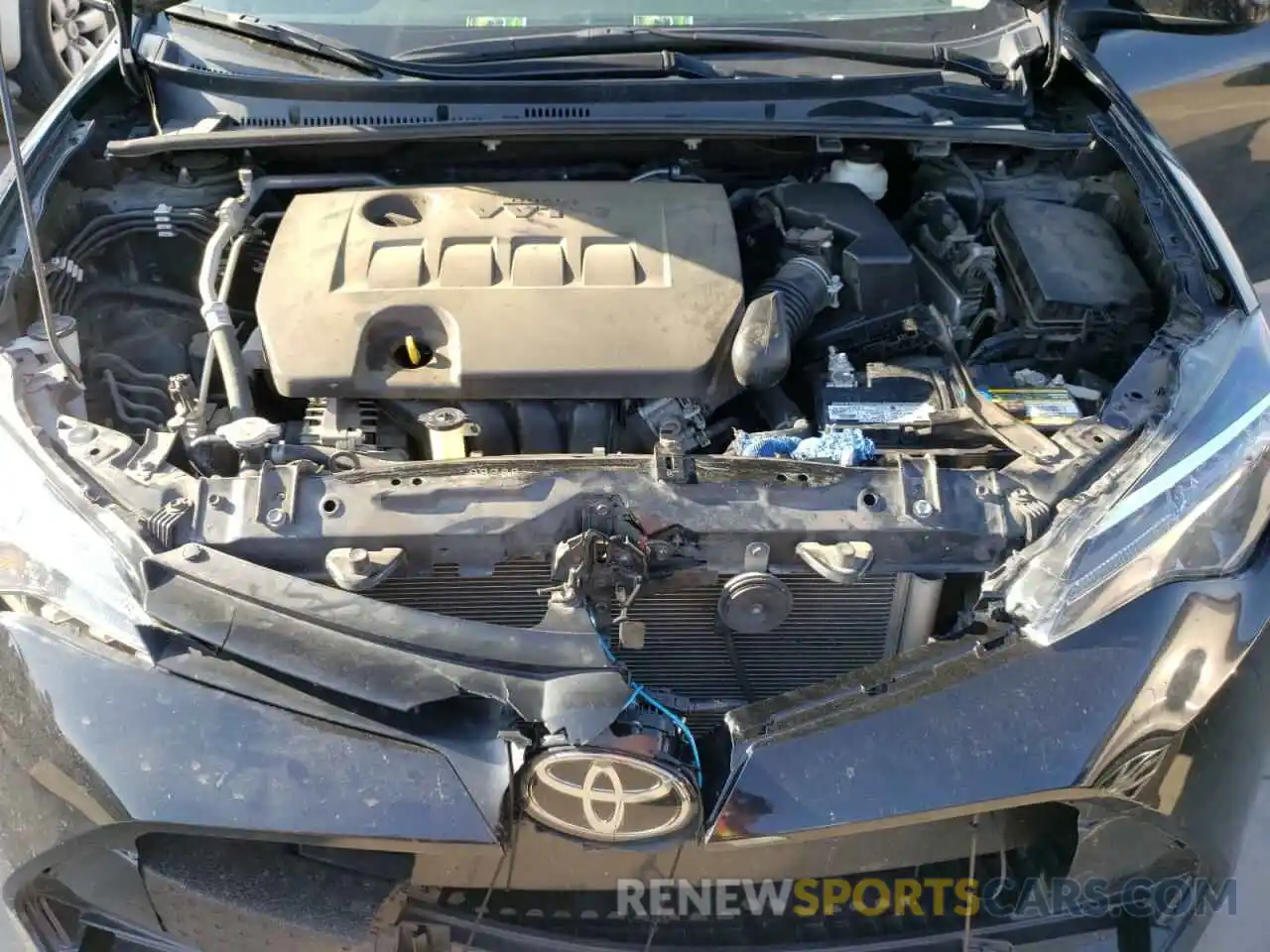 7 Photograph of a damaged car 5YFBURHE9KP883655 TOYOTA COROLLA 2019