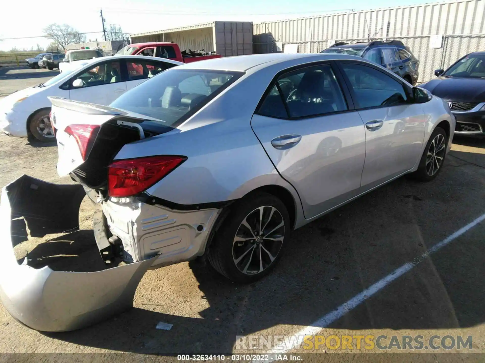 4 Photograph of a damaged car 5YFBURHE9KP884093 TOYOTA COROLLA 2019