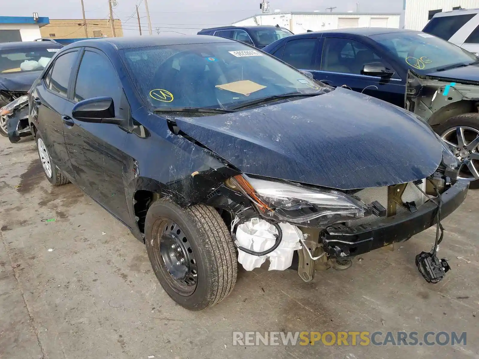 1 Photograph of a damaged car 5YFBURHE9KP884207 TOYOTA COROLLA 2019