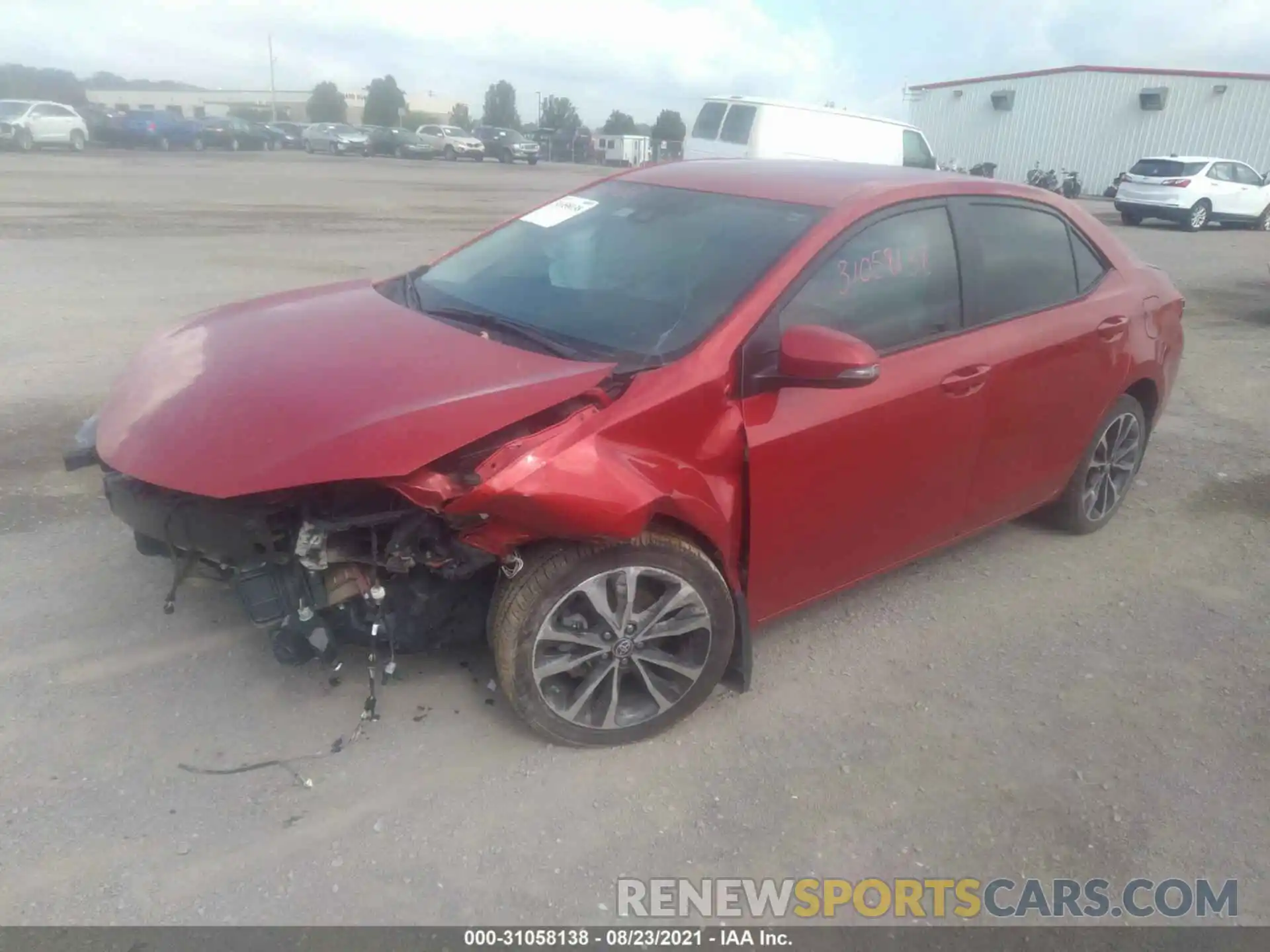 2 Photograph of a damaged car 5YFBURHE9KP884420 TOYOTA COROLLA 2019