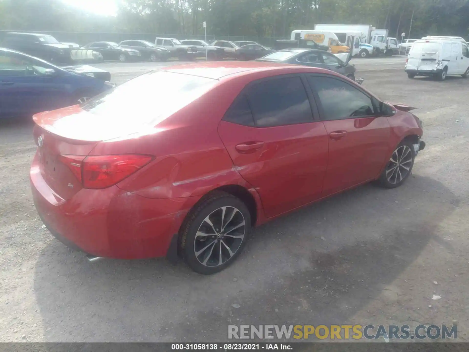 4 Photograph of a damaged car 5YFBURHE9KP884420 TOYOTA COROLLA 2019