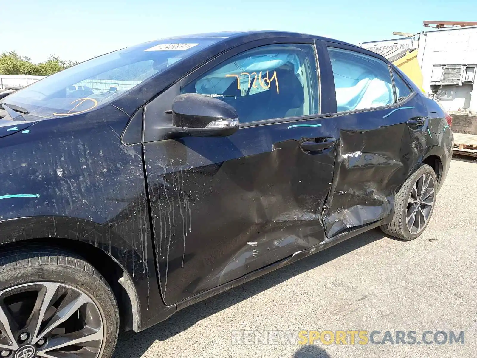 9 Photograph of a damaged car 5YFBURHE9KP884580 TOYOTA COROLLA 2019