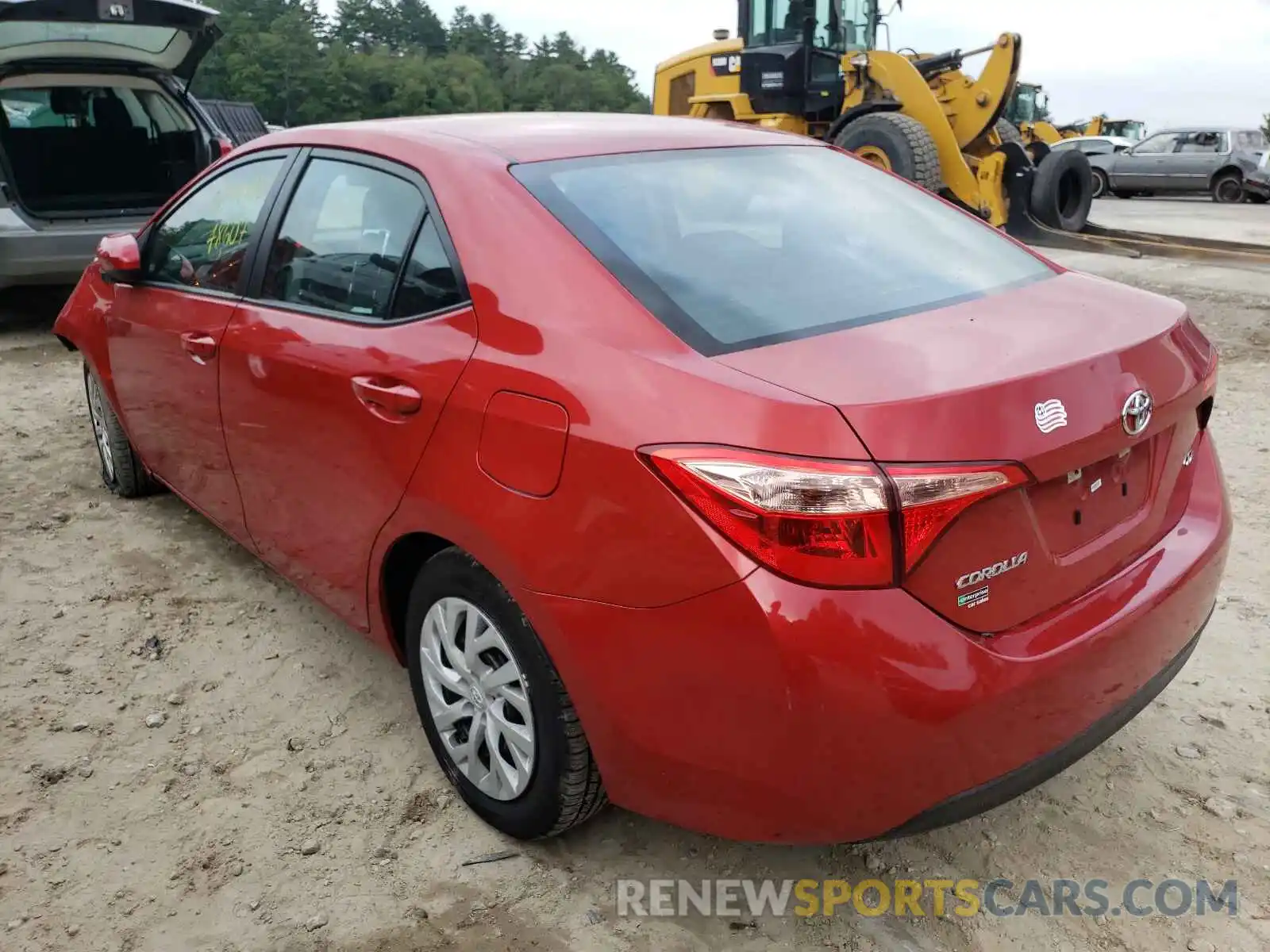 3 Photograph of a damaged car 5YFBURHE9KP884840 TOYOTA COROLLA 2019