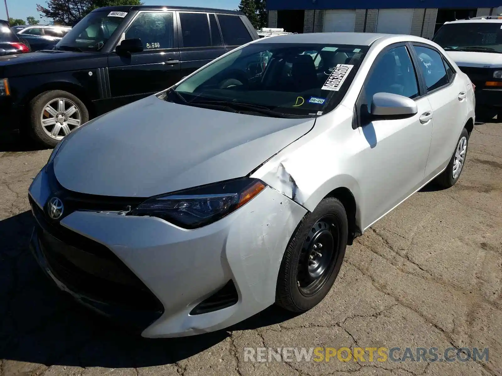 2 Photograph of a damaged car 5YFBURHE9KP885342 TOYOTA COROLLA 2019