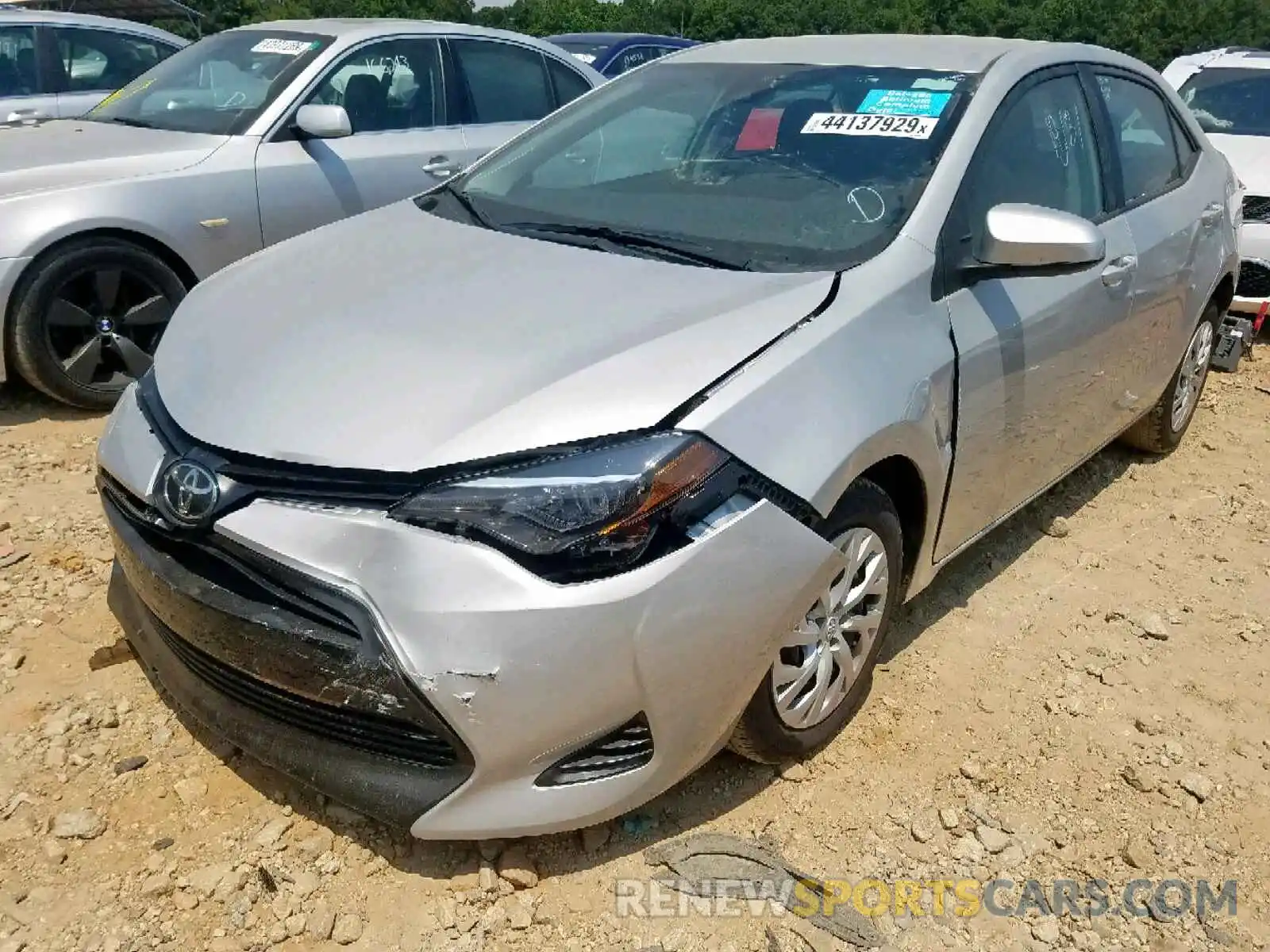 2 Photograph of a damaged car 5YFBURHE9KP885440 TOYOTA COROLLA 2019