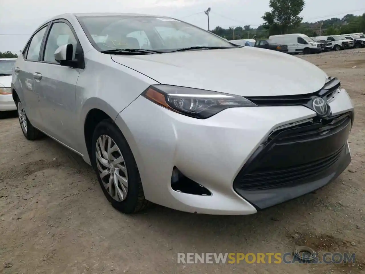 1 Photograph of a damaged car 5YFBURHE9KP885986 TOYOTA COROLLA 2019