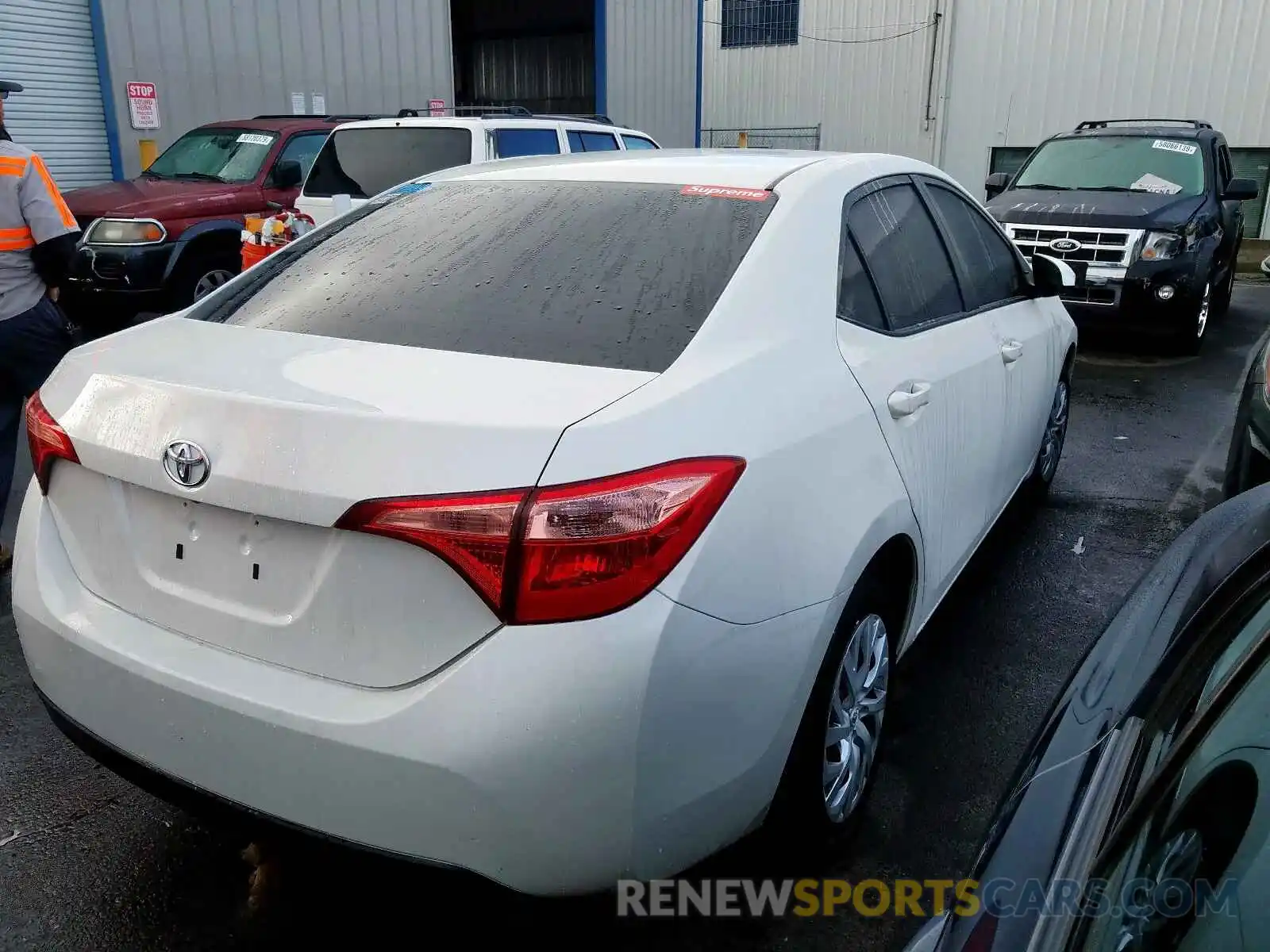 4 Photograph of a damaged car 5YFBURHE9KP886135 TOYOTA COROLLA 2019