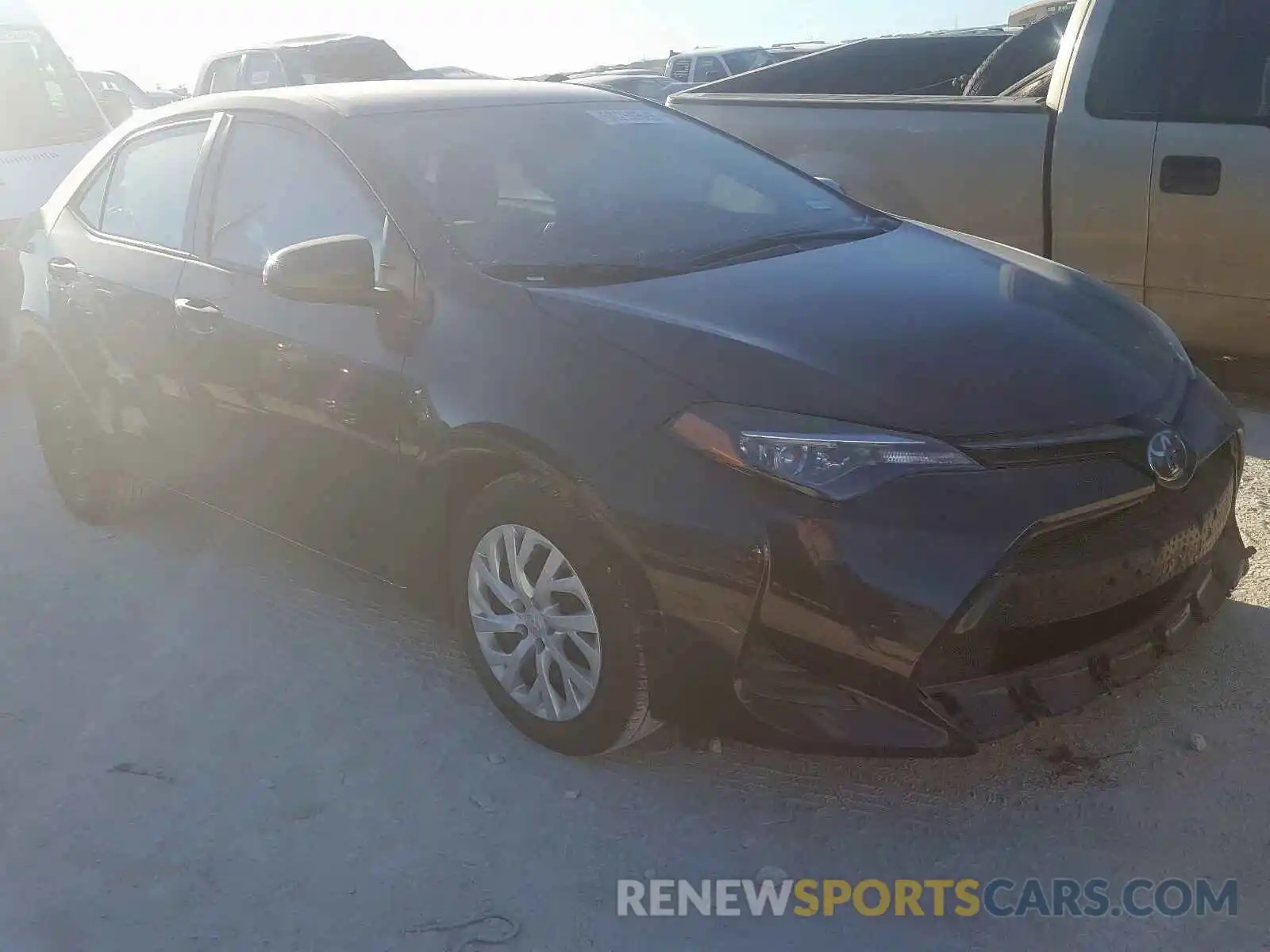 1 Photograph of a damaged car 5YFBURHE9KP886443 TOYOTA COROLLA 2019