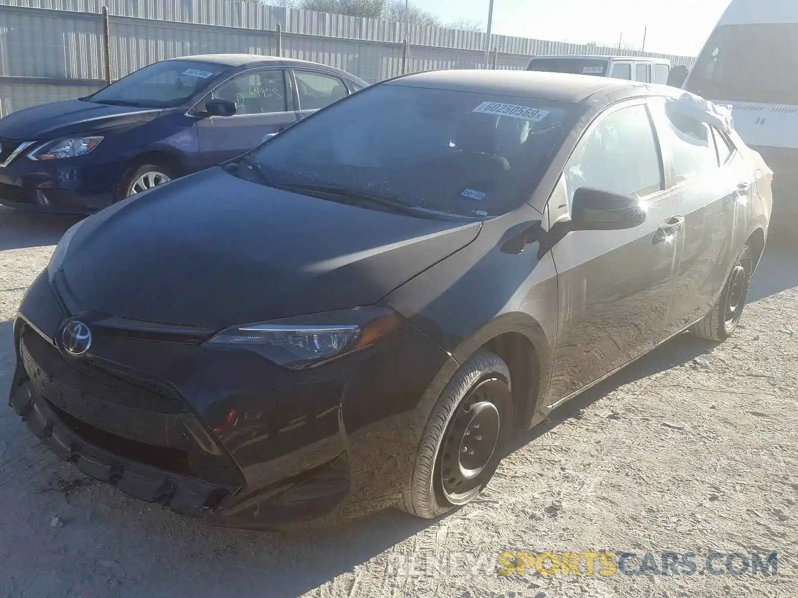 2 Photograph of a damaged car 5YFBURHE9KP886443 TOYOTA COROLLA 2019