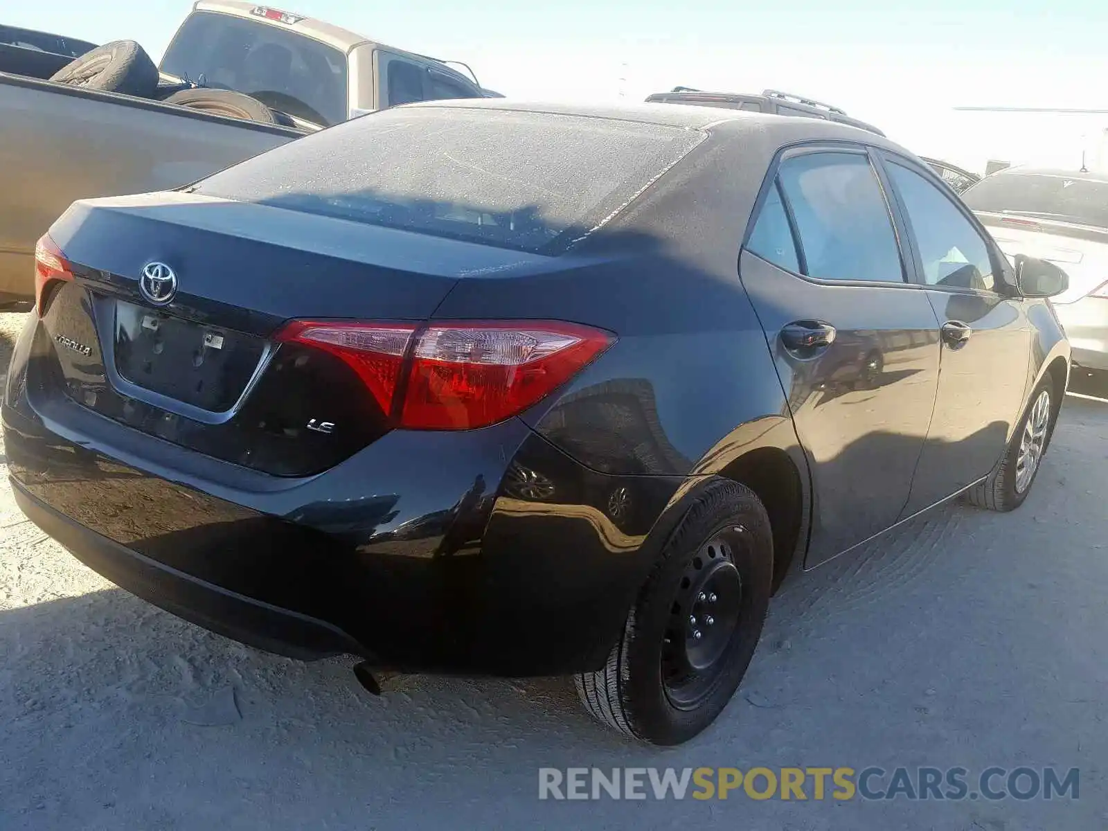 4 Photograph of a damaged car 5YFBURHE9KP886443 TOYOTA COROLLA 2019