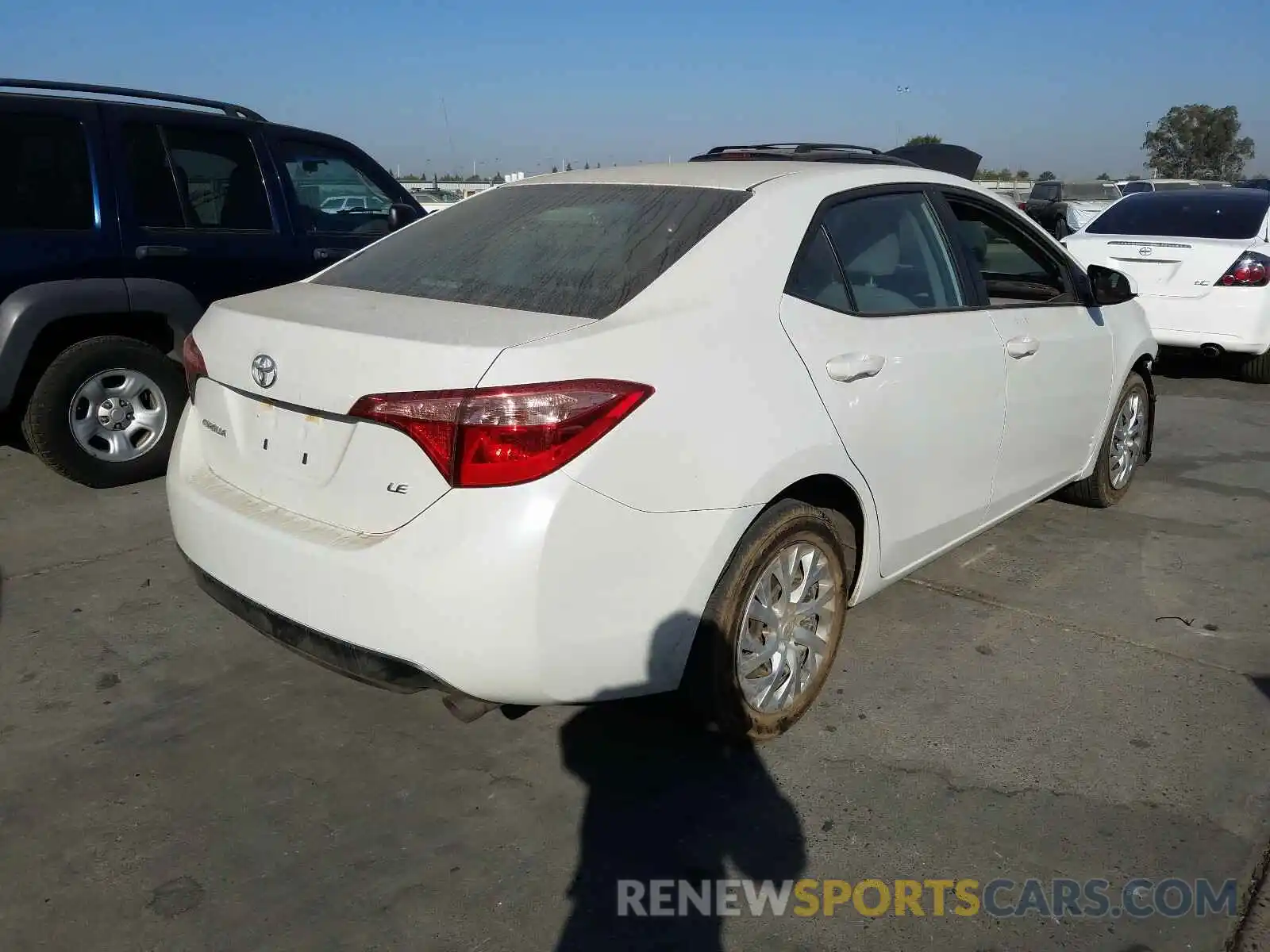 4 Photograph of a damaged car 5YFBURHE9KP886491 TOYOTA COROLLA 2019