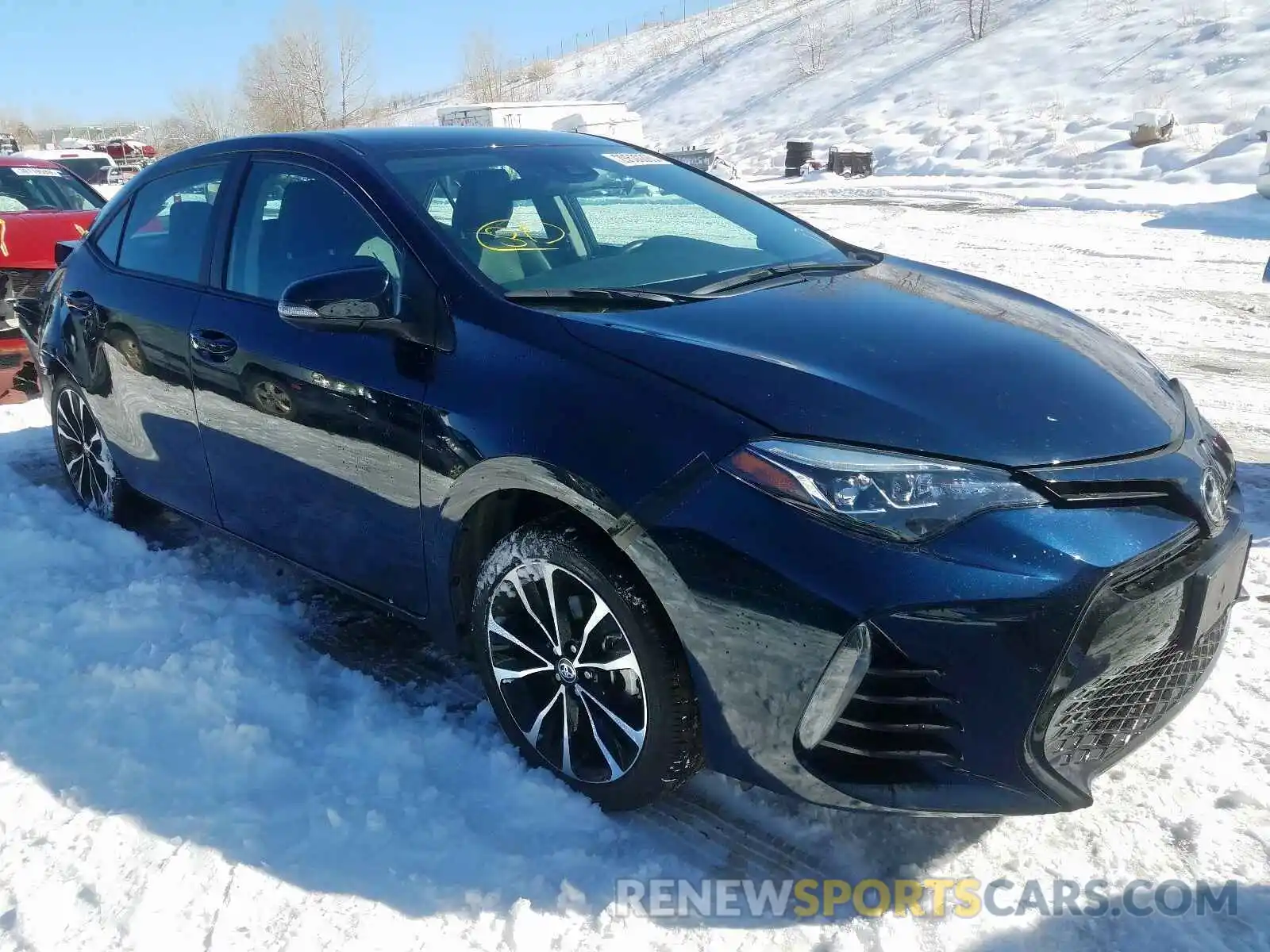 1 Photograph of a damaged car 5YFBURHE9KP887625 TOYOTA COROLLA 2019