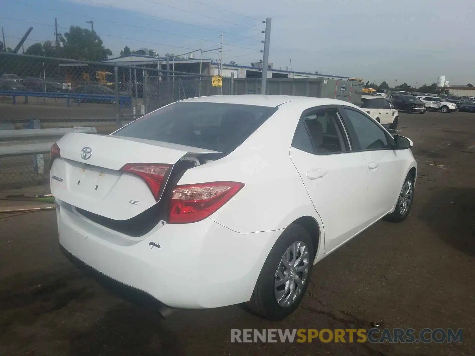 4 Photograph of a damaged car 5YFBURHE9KP887947 TOYOTA COROLLA 2019